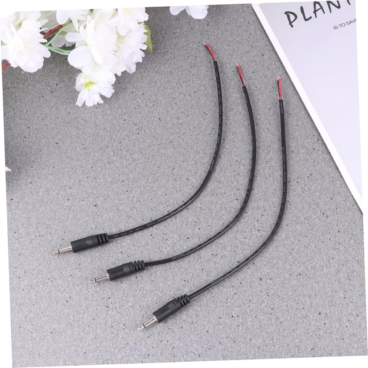 OSOLADY 10pcs Mono Male Connector Headphone Earphone Audio Cable Mic Jack Converter Microphone Adapter Converter Mic to Jack Mic Converter Jack Microphone Connector Adapter Black 4
