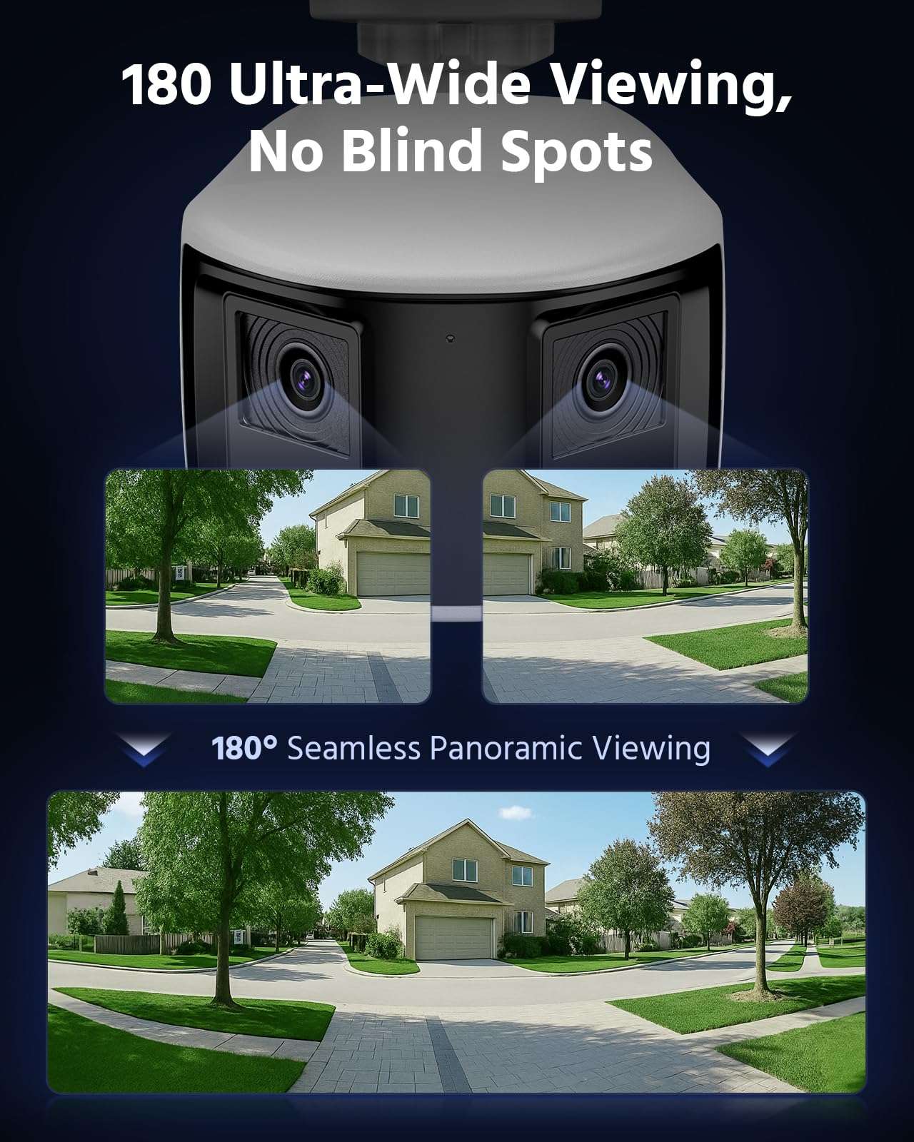 ANNKE 12MP 8CH PoE NVR, 2pcs 4K Dual Lens IP Camera, Smart AI Network Video Recorder, Support up to 8X IP Cameras, 24/7 Recording, RTSP 4