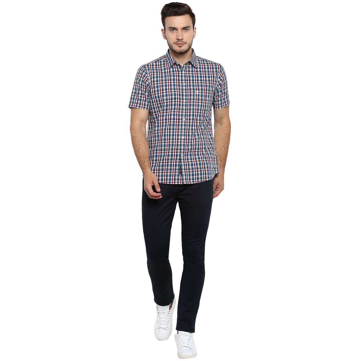 Red Tape Men's Checkered Regular Shirt (RHS0010A_Multicolour 2XL) 2