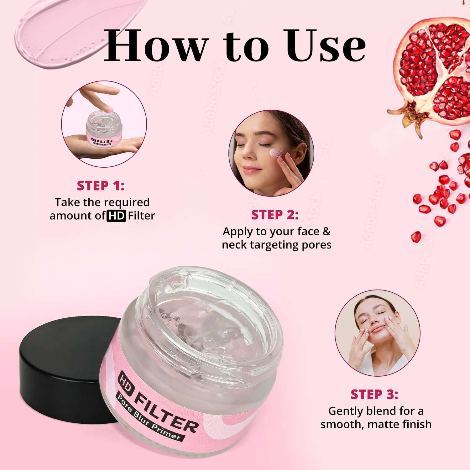 ENN Beauty HD Filter Pore Blur Primer 15g – Instantly Blurs Pores, Reduces Fine Lines, Hydrating, Vegan, Cruelty-Free, Non-Sticky & Lightweight. 5