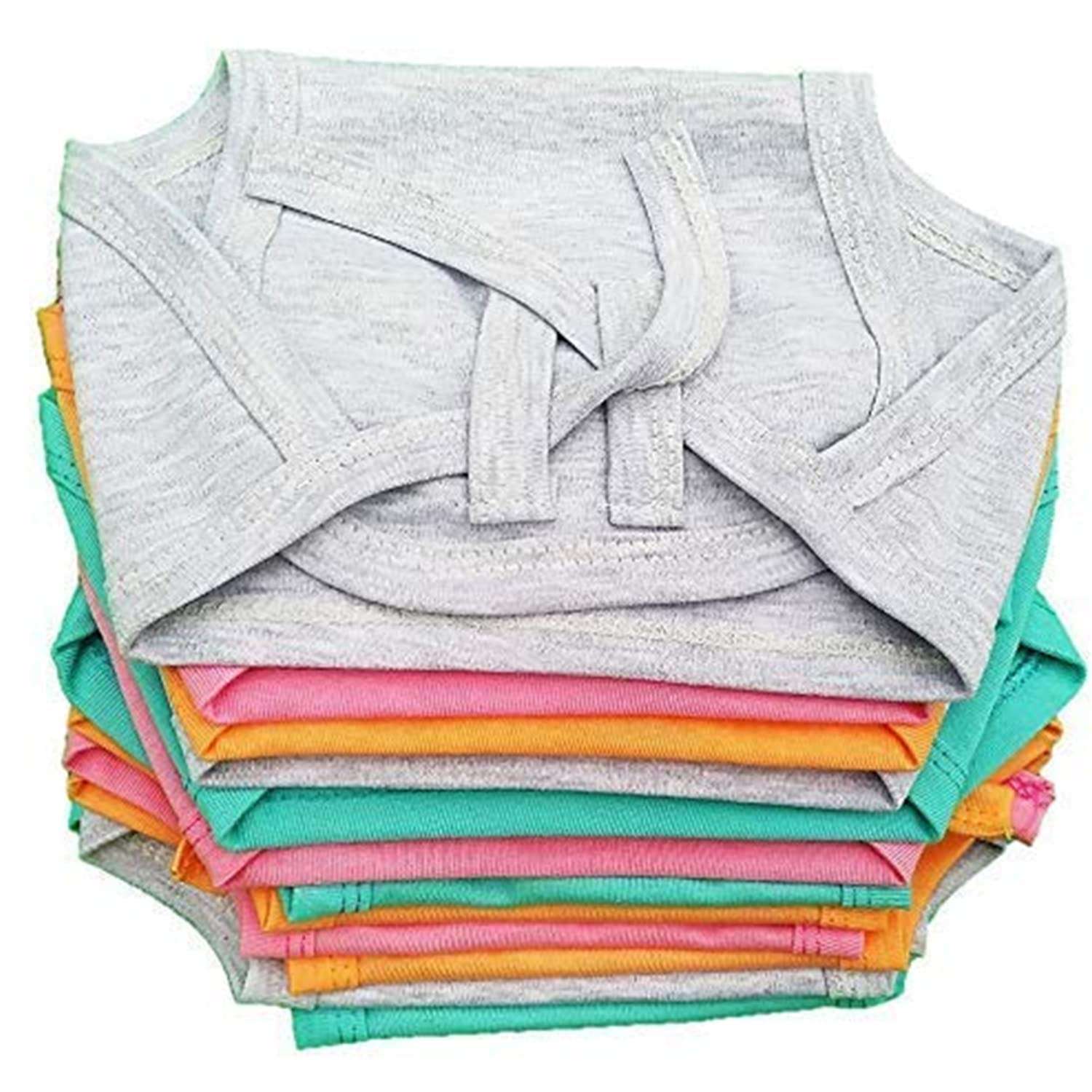 TEDDYIFY Langot for New Born Baby, Washable, Reusable, Cotton Cloth, U-Shape Essential for Newborn (U- Shape Hosiery Cotton Plain) 4