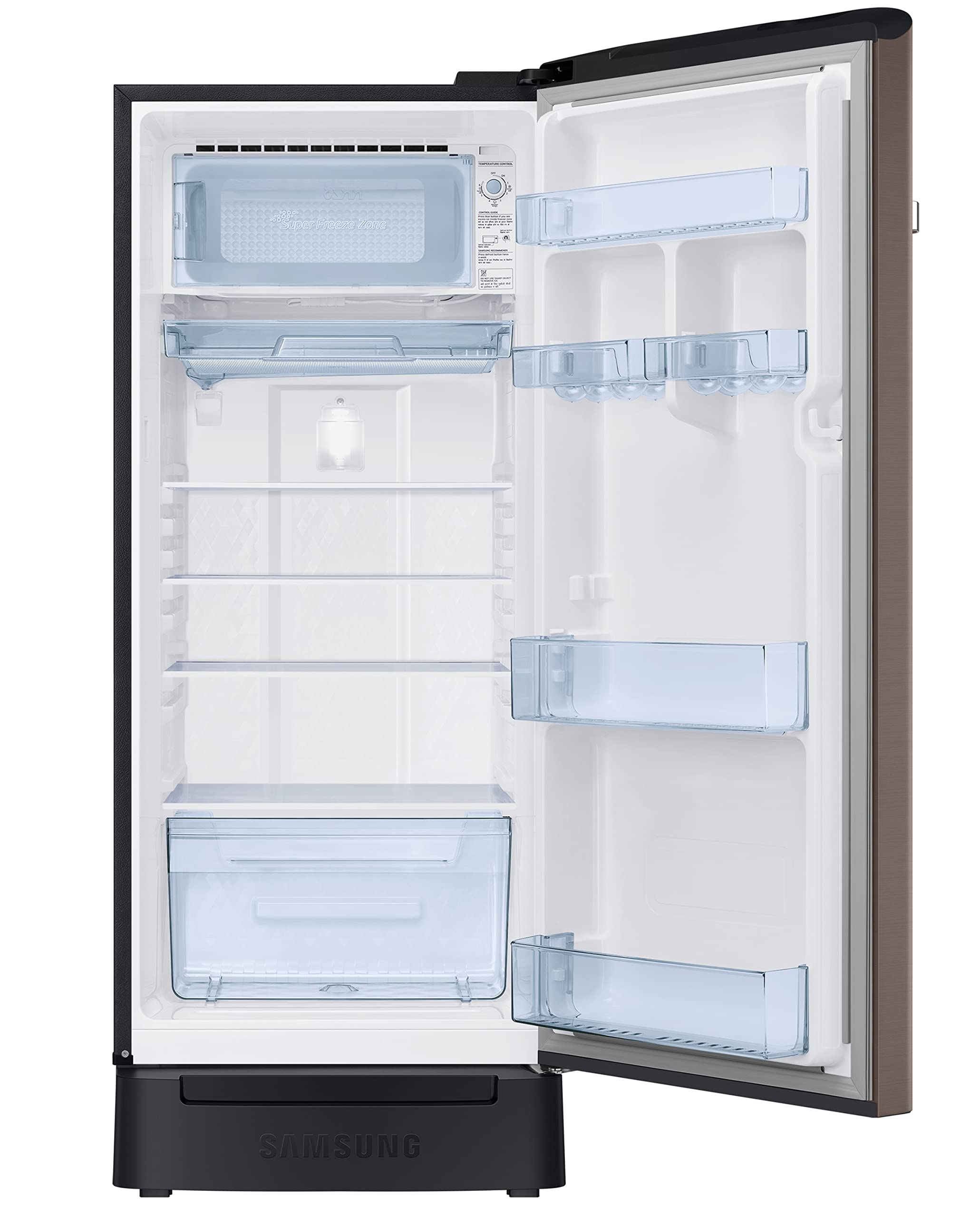 Samsung 225L 4 Star Inverter Direct Cool Single Door Refrigerator (RR23B2H2XDX/HL, Luxe Brown) 6