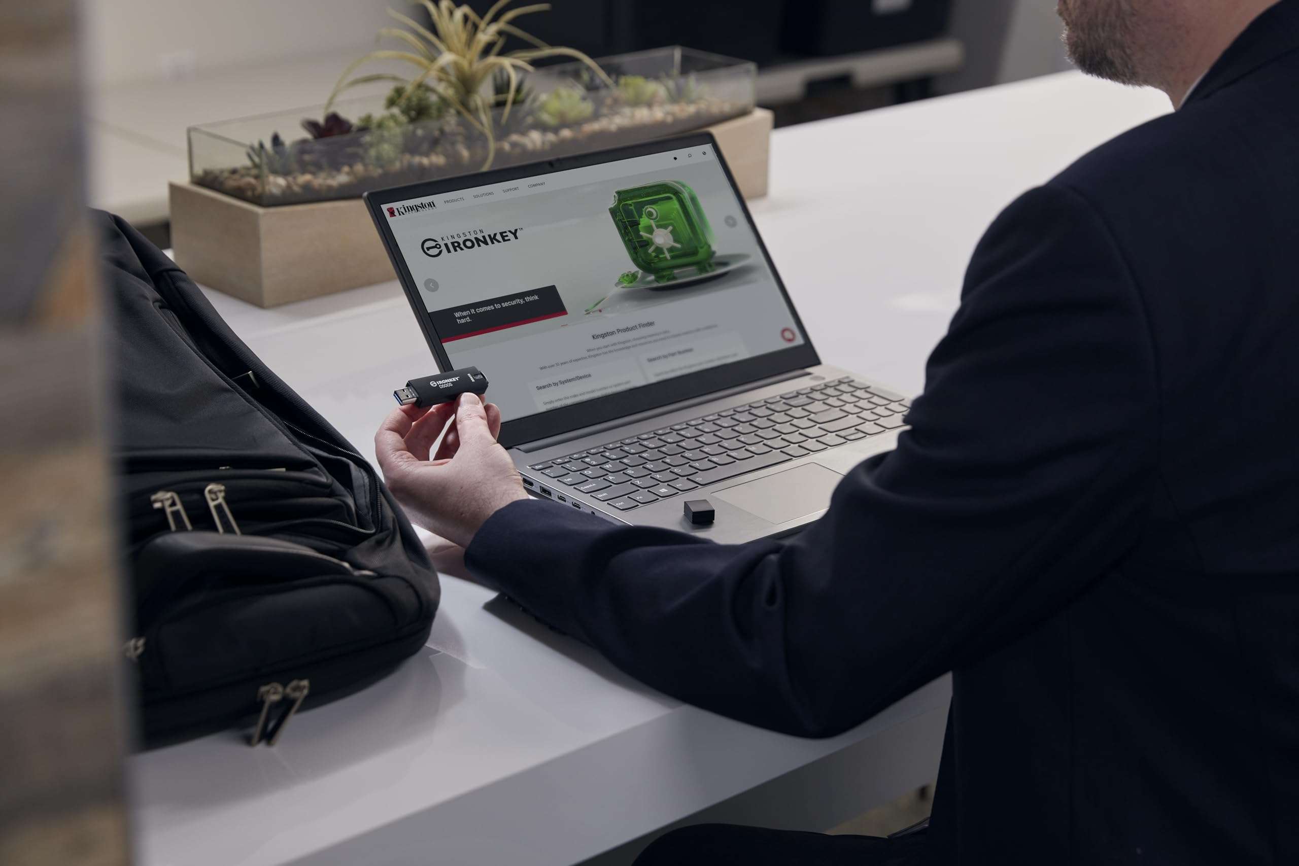 Kingston Ironkey D500S 32GB Encrypted Flash Drive | Dual Hidden Partition | FIPS 140-3 Level 3 | XTS-AES 256-bit | BadUSB and Brute Force Protection | Multi-Pin Option | IKD500S/32GB 2