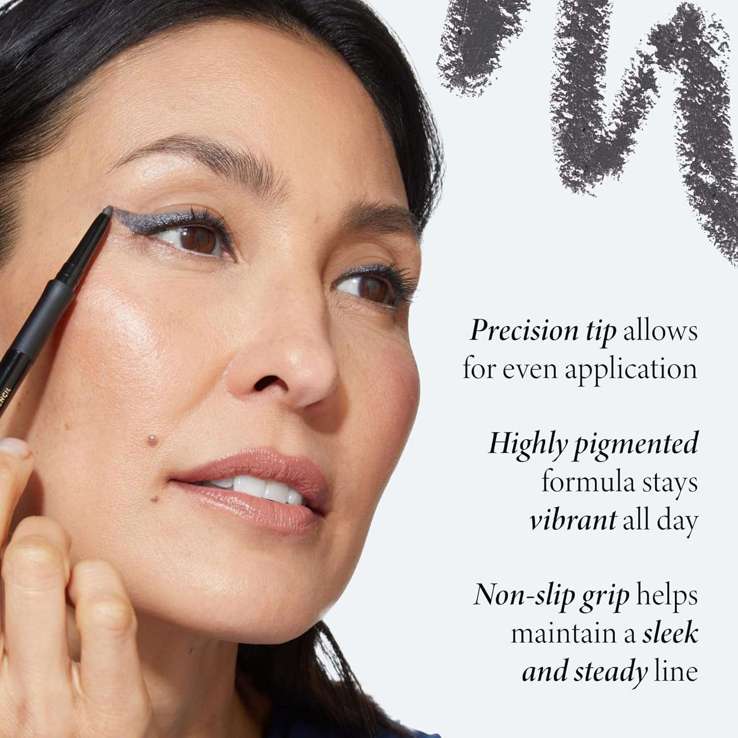 LAURA GELLER NEW YORK INKcredible Gel Eyeliner - Deep Purple - Waterproof Smudge-proof Eyeliner Pencil - Built in Sharpener 4