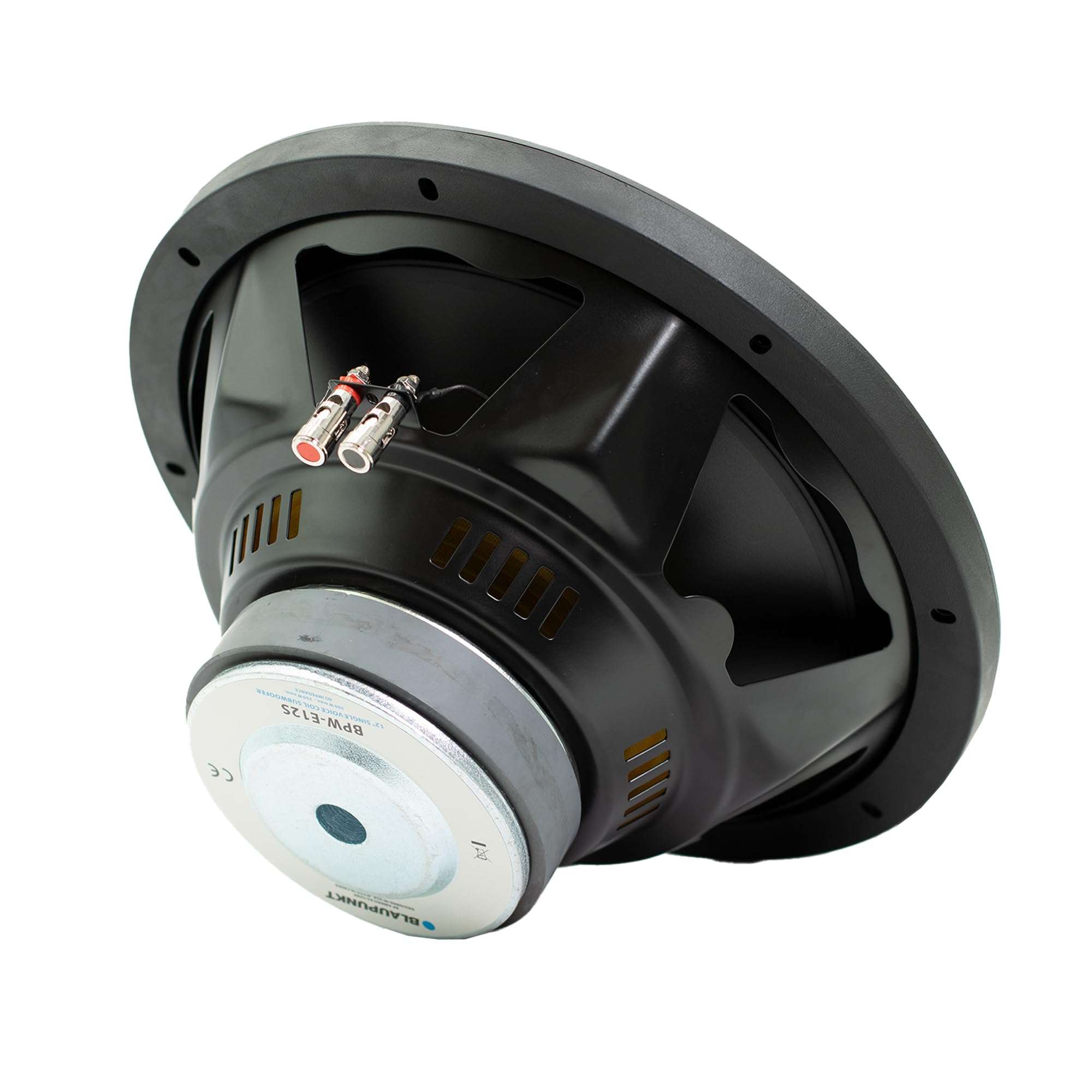 BLAUPUNKT BPW-E12S 12-Inch 500W Peak SVC Car Subwoofer with Deep Bass, Injection Molded PP Cone, and Easy Installation Bundle with Gravity Magnet Phone Holder 5