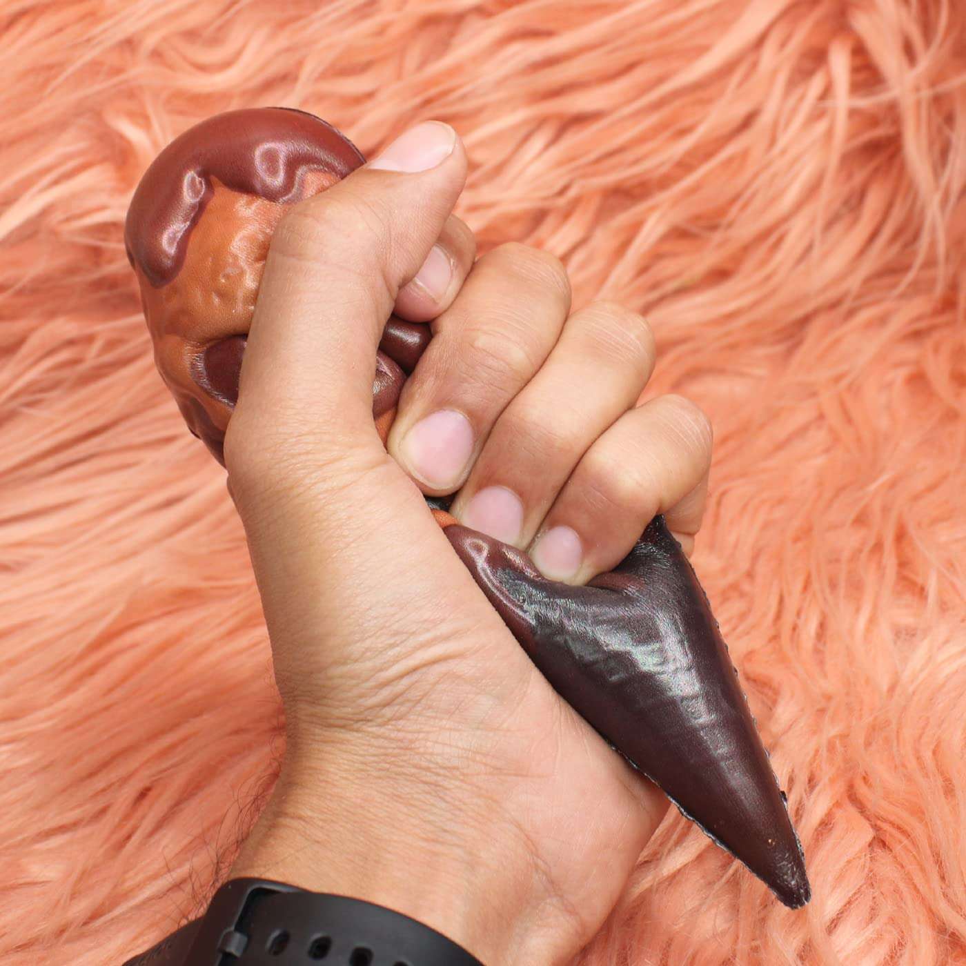 KAVIN Mind Relaxing Ice Cream Design Stress Buster Soft Squishy Indoor Outdoor Fun Play Set for Kids Boys and Girls Random Colours Pack of 1 5