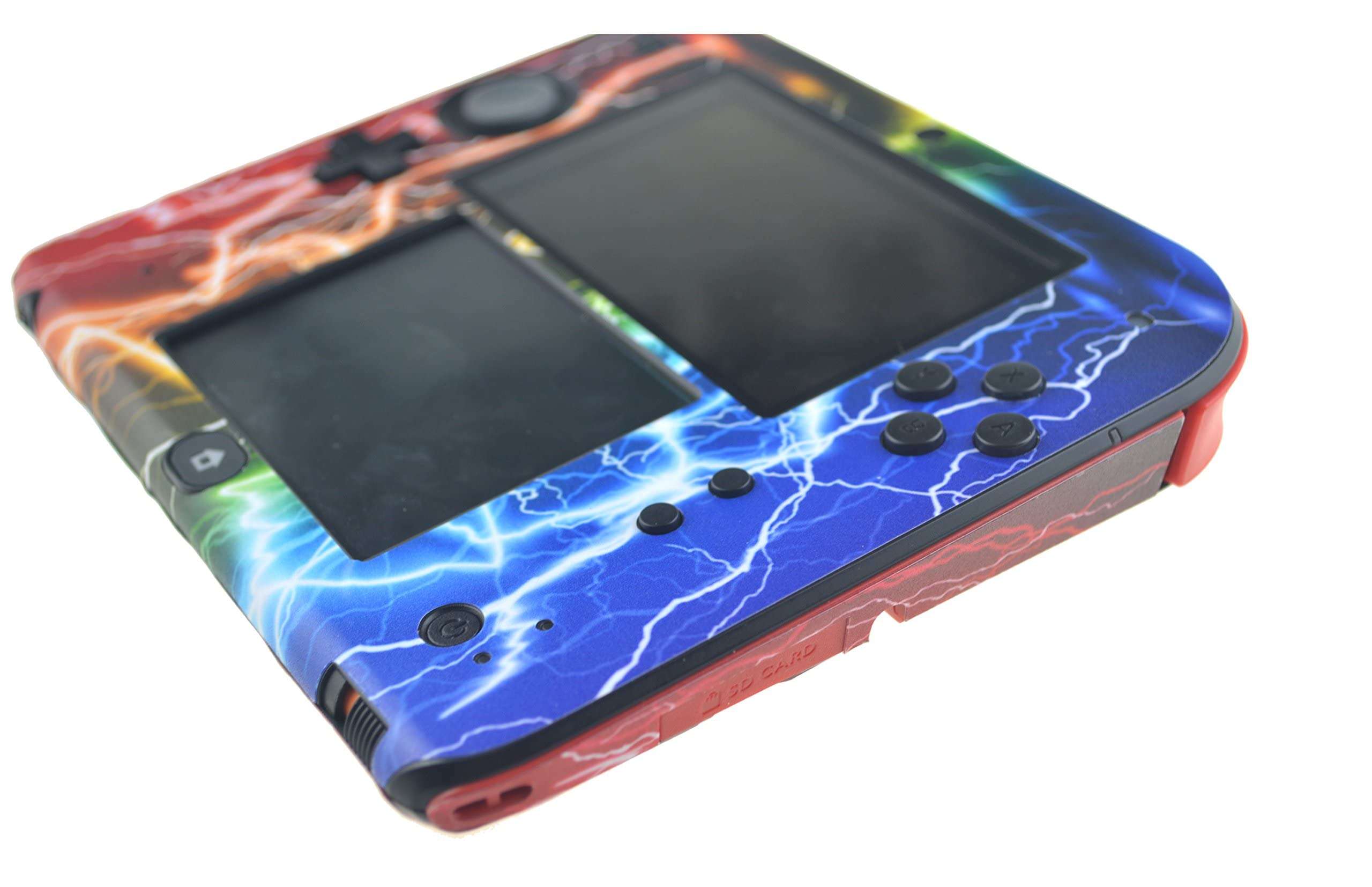 Lightning Design Video Game Vinyl Skin Protective Decal Cover Compatible with Nintendo New 2DS System Console Sticker 6