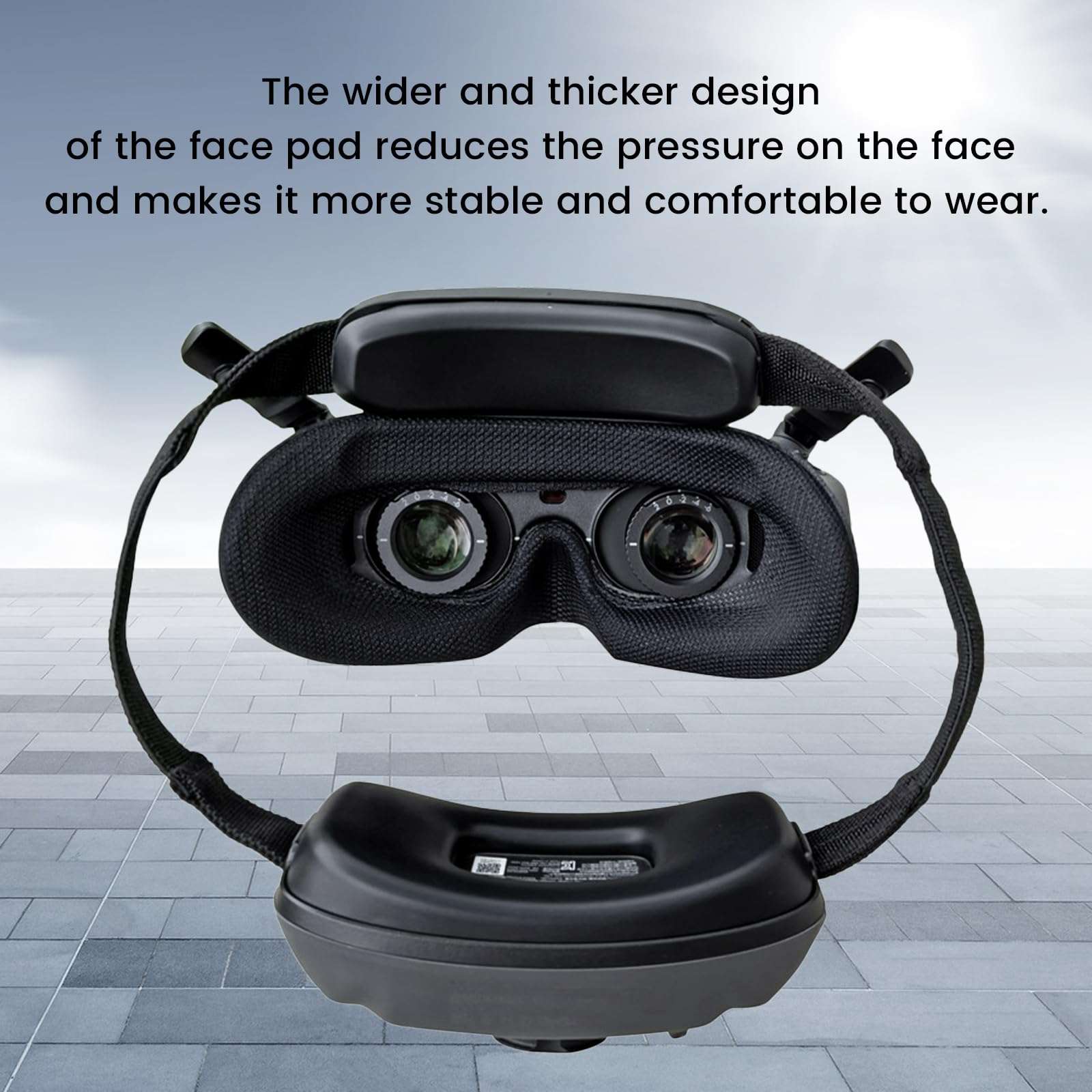 BEHORSE Goggles 3 Lens Protective Cover + Face Pad, Sponge Foam Padding Dustproof Eye Pad for DJI AVATA 2 Goggles 3 Accessories 4