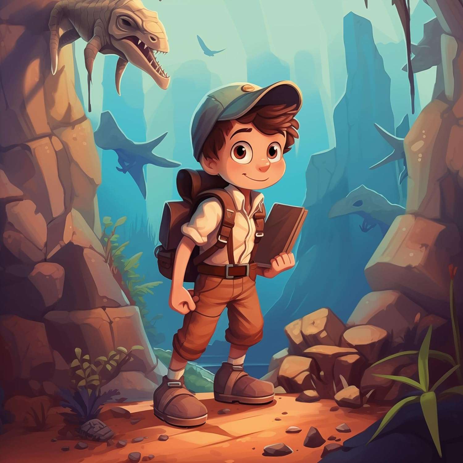 Dinosaur Snakes and Ladders Game – No Reading Required – Preschool Board Game for Ages 3 and up by Outset Media 4