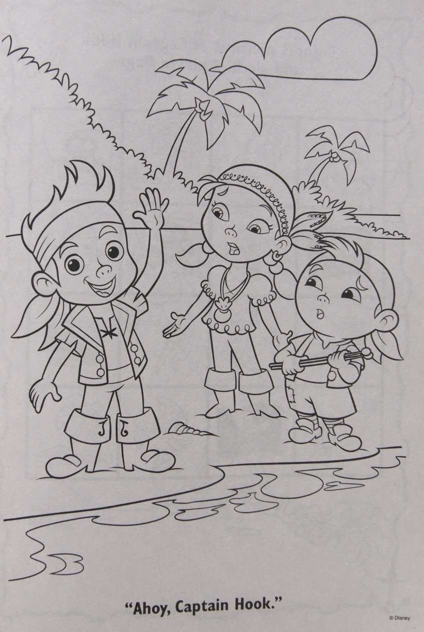 Jake And The Neverland Pirates Jumbo Coloring And Activity Book With Cra Z Art Crayons 2
