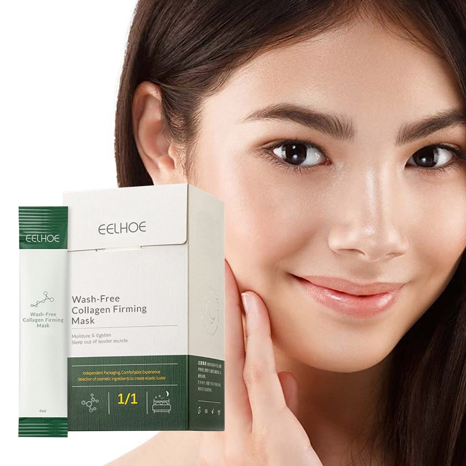 Firming Collagen Lifting - Collagen Moisturizing for Women Mask Sleeping 80ml Firming Firming Sleeping Mask Mask Facial Mask Teen Skin Care Gift (A-1, One Size) 5