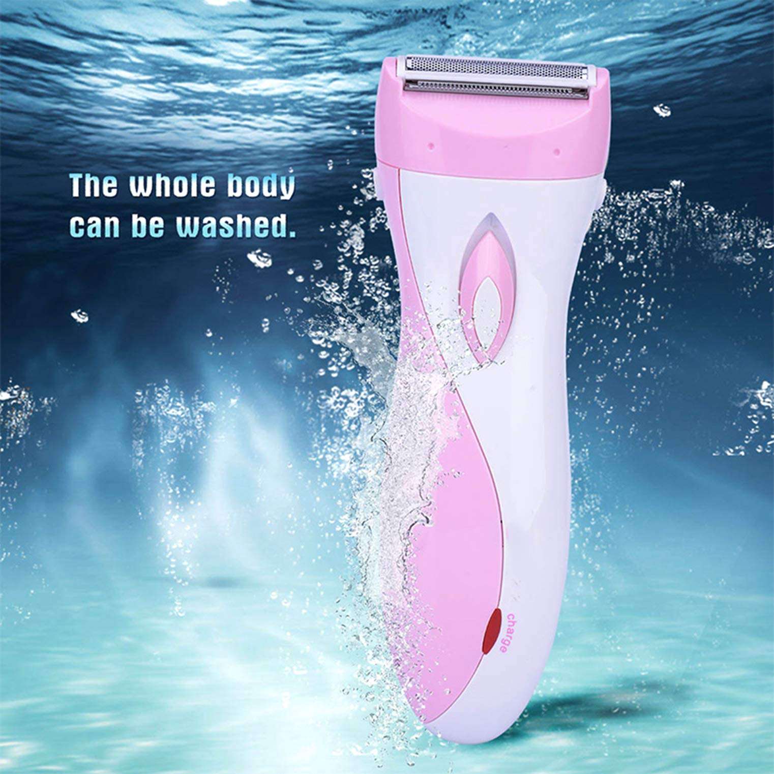 Frackkon Beauty Sensitive Touch Private Part Fully Safe Electric Trimmer for Facial and Body,Nose, Ear EYEBROW and Bikini Line Trimmer Shaver Painless Hair Remover Under Arms for Women MULTI colour 3
