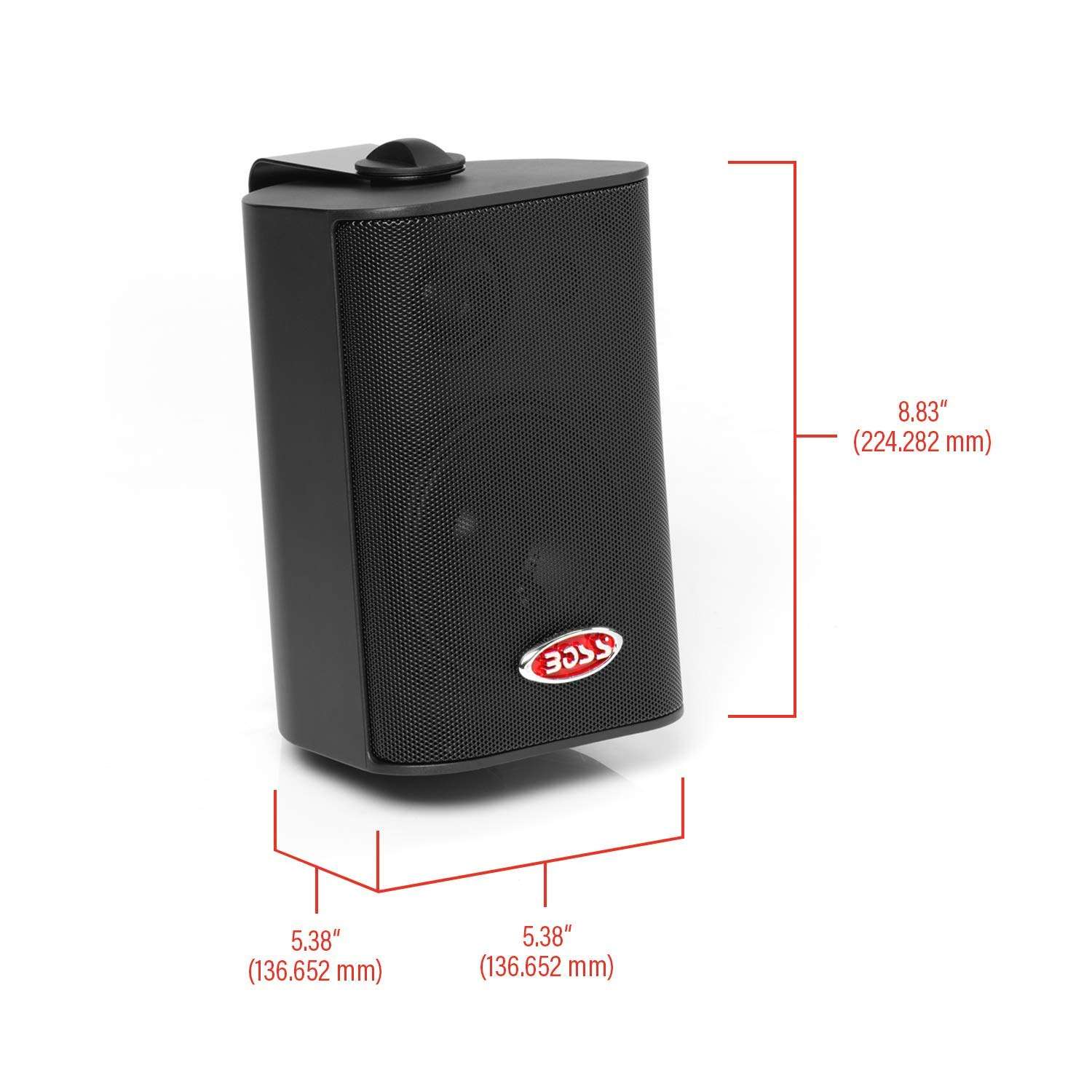 BOSS Audio Systems MR4.3B 200 Watt Per Pair, 4 Inch, Full Range, 3 Way Weatherproof Marine Speakers Sold in Pairs 6