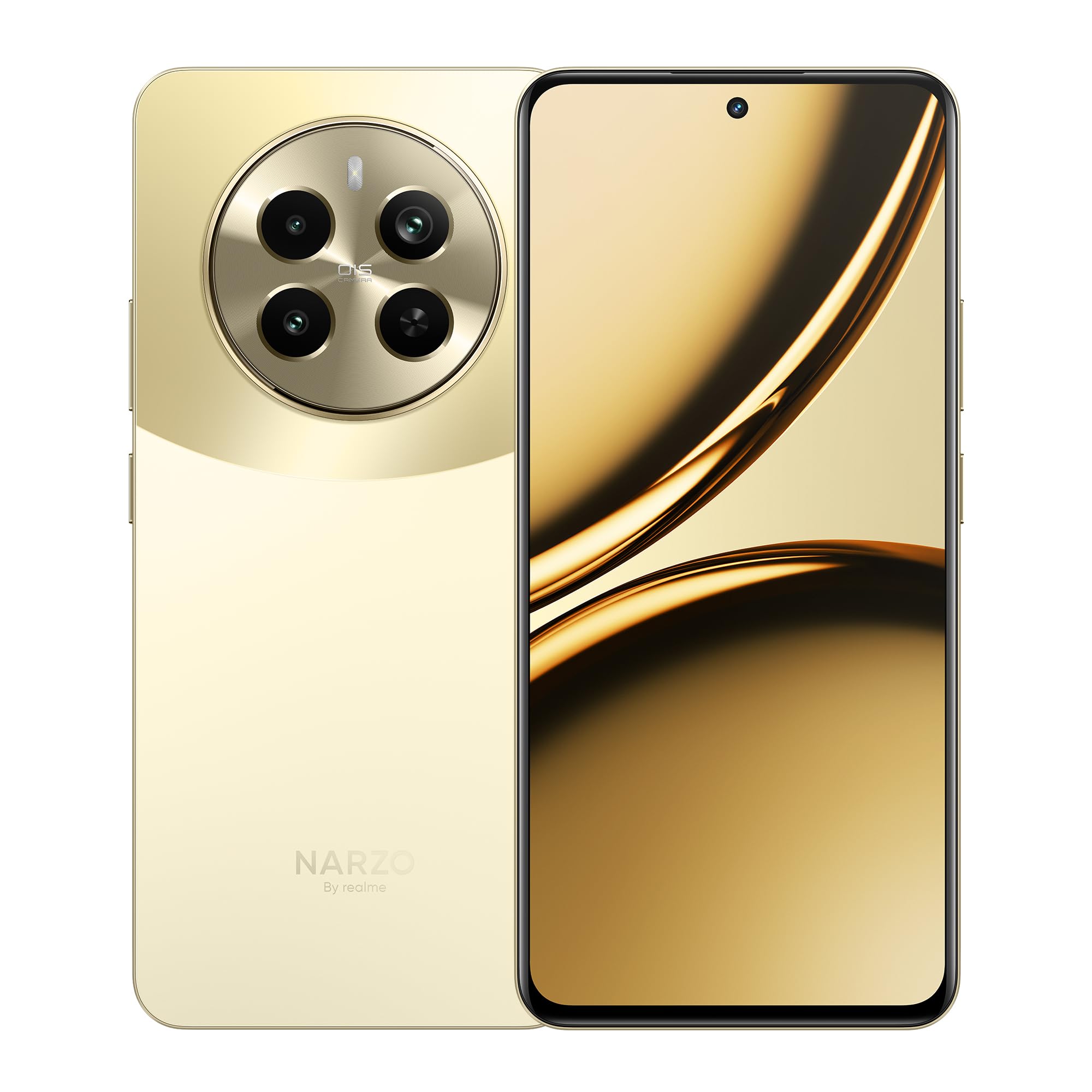 realme NARZO 70 Pro 5G (Glass Gold, 8GB RAM,256GB Storage) Dimensity 7050 5G Chipset | Horizon Glass Design | Segment 1st Flagship Sony IMX890 OIS Camera 3