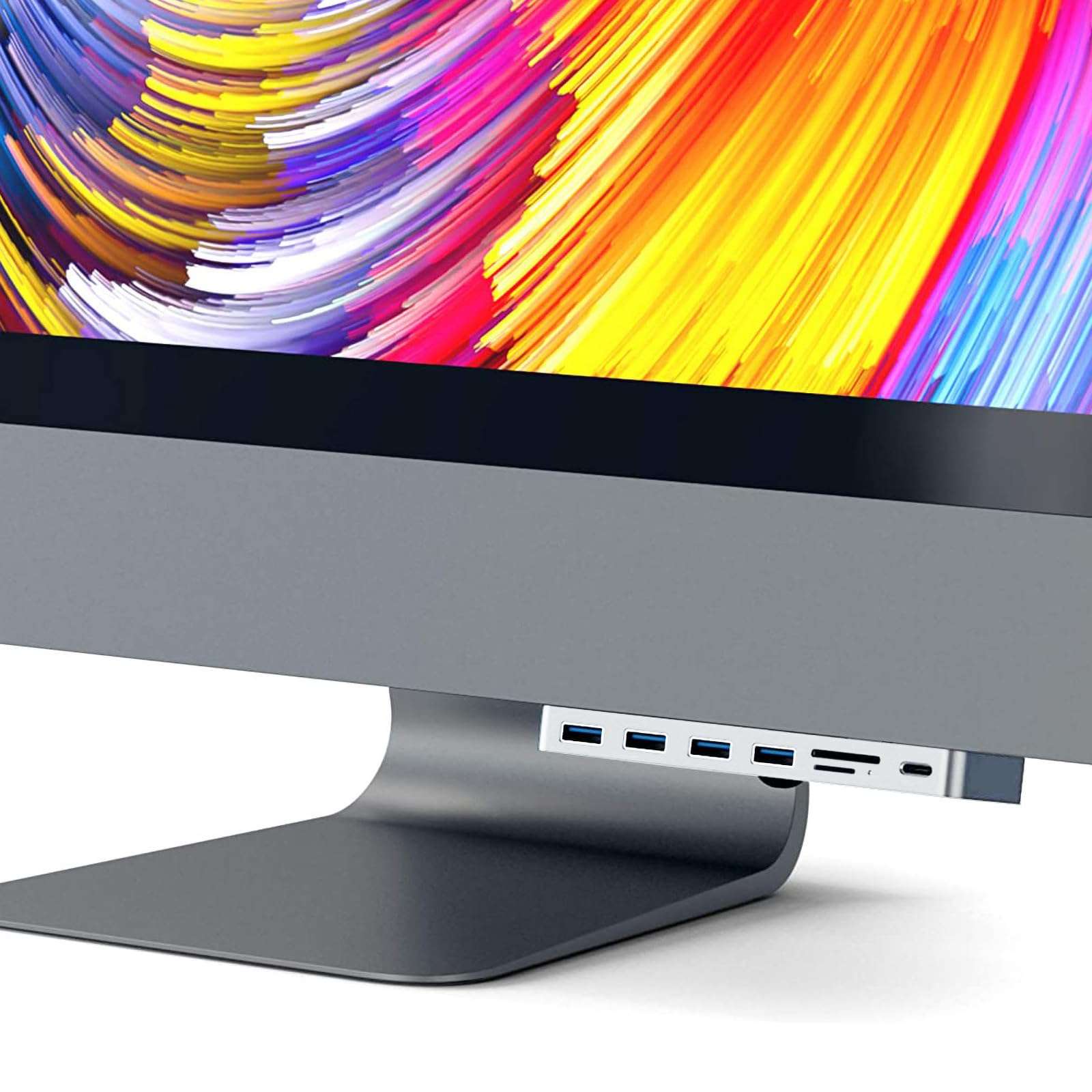 LINKEET 7-in-1 Aluminum USB C Clamp Hub for iMac & 75% Ultra-Slim Wireless Mechanical Keyboard for Mac/Win 3