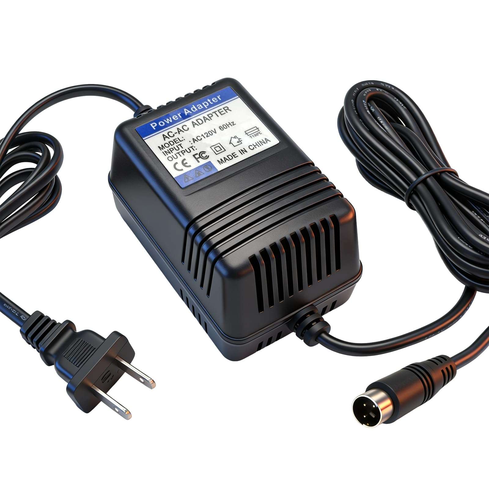 18.5V Mini 3 Pin Power Adapter for Behringer XENYX Mixers (502, 802, 1002) - Compatible with UB502, UB802, Q502USB, Q802USB，UB1002, Q1002USB - Replacement Power Supply (FX-18B-MP3) 1