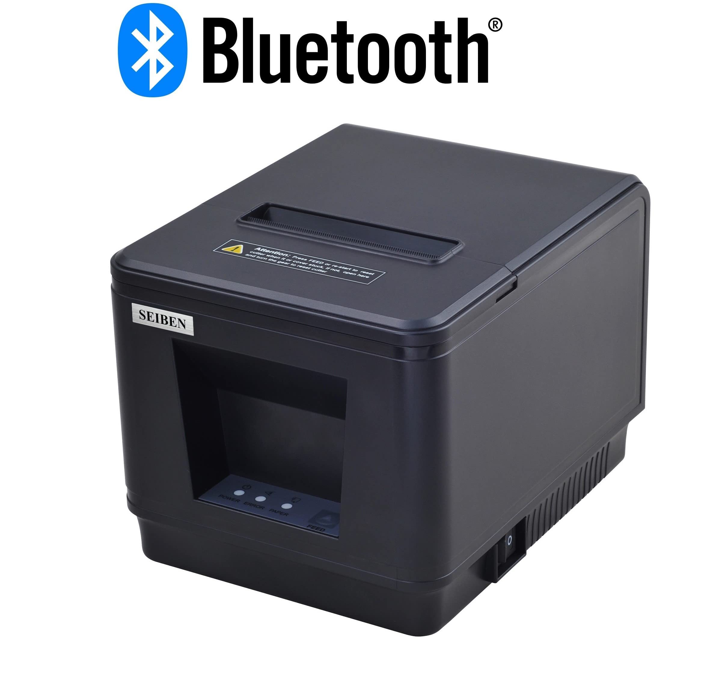 JT SEIBEN XP320M Heavy Duty 80mm Bluetooth + USB Thermal Printer with Auto Cutter 2