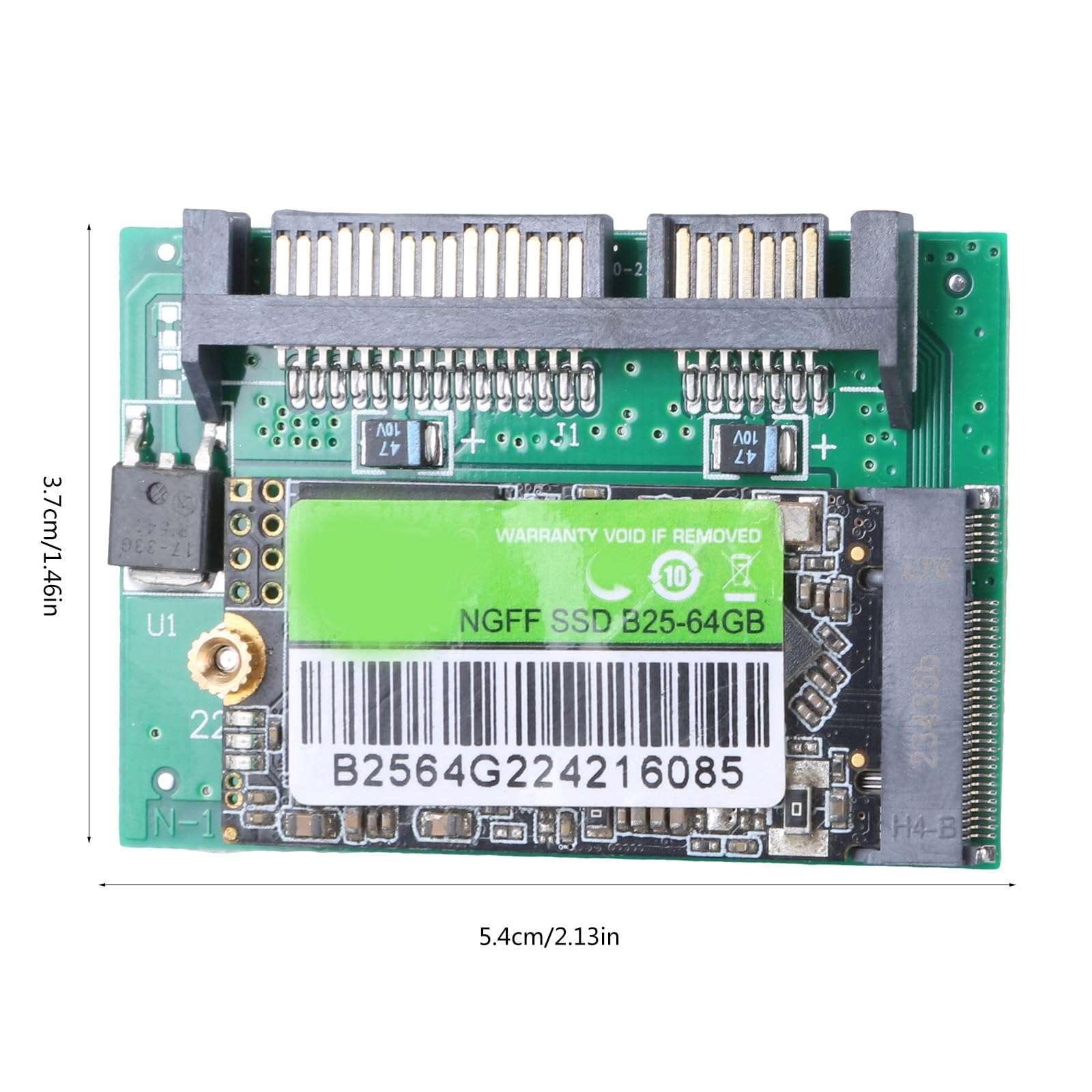 Ozeau 64GB Half-Slimmed Driver for Computer Internal Hard Driver Laptop Hard Driver Replacement Internal Driver 6