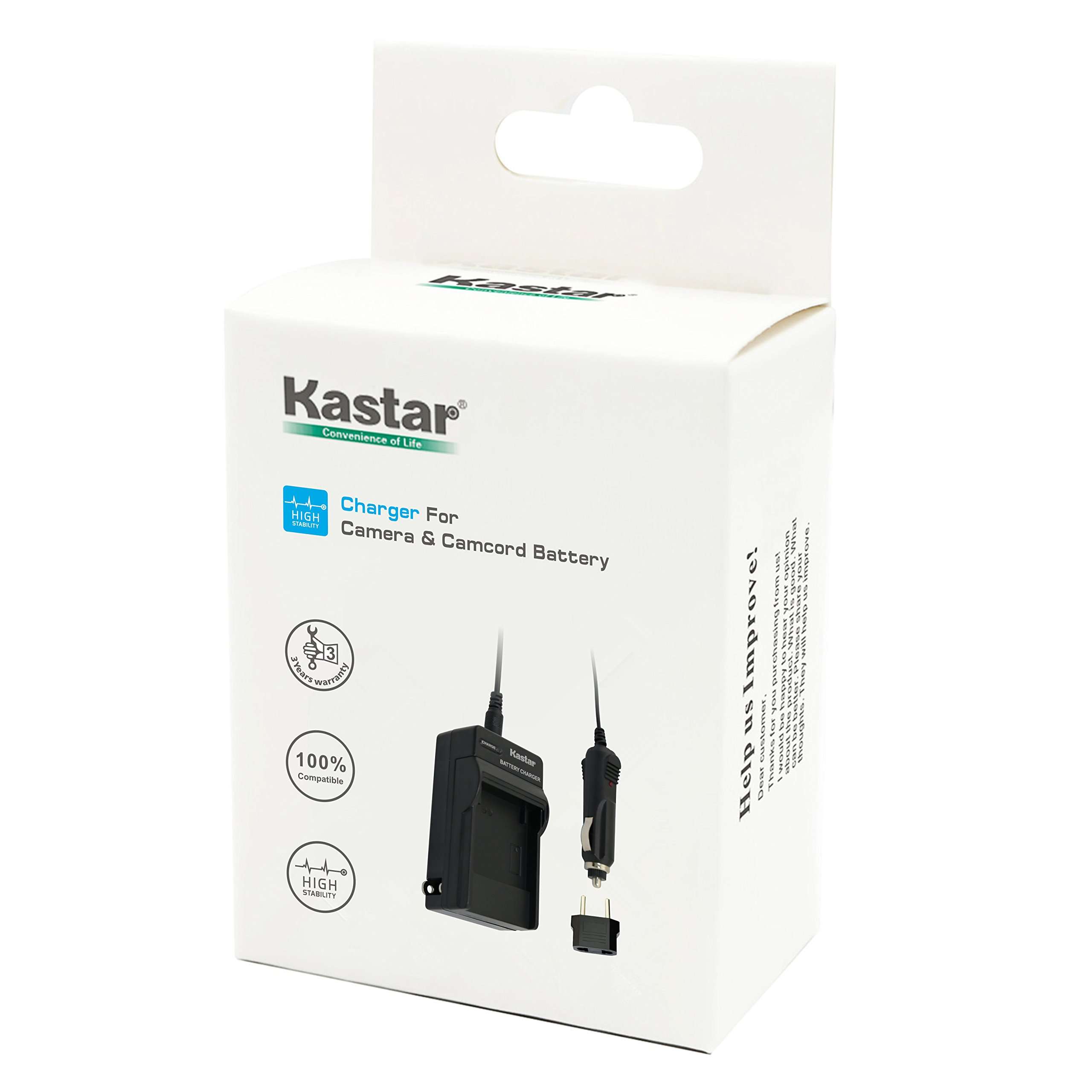 [Fully Decoded] Kastar Travel Charger Kit Replacement for JVC BN-VG107 BN-VG107U BN-VG107US BN-VG114 BN-VG114U BN-VG114US BN-VG121 BN-VG121U BN-VG121US Battery and JVC Everio Cameras 5