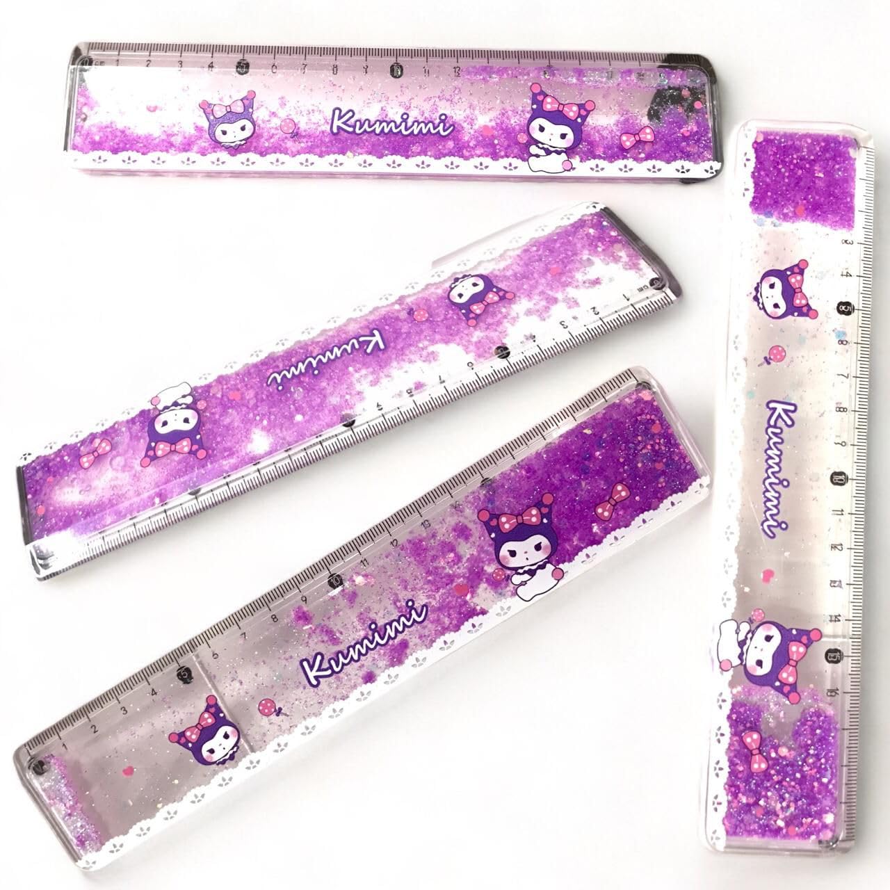 TD CREATIONS Pack of 6 Pens with 1 Sparkle Water Scale Multicolor Pen & Pen Topper | Vibrant Writing Set for Kids & Students 3