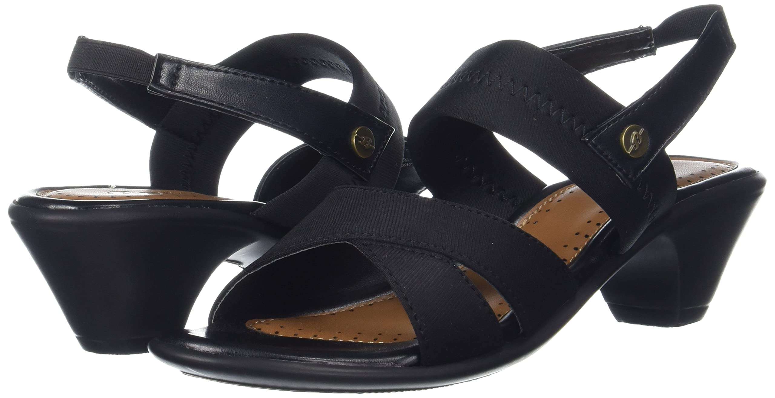 BATA mens VIOLET Black Heeled Sandal - 5 UK (6616667) 3