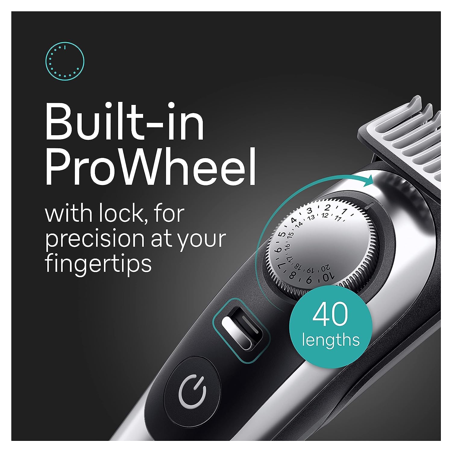 Braun All-in-One Men's Shaving Kit Series 9 9440, 13-in-1 Beard, Face, Nose, Ear Trimmer, Hair Clippers, Body Groomer and Manscaping 6
