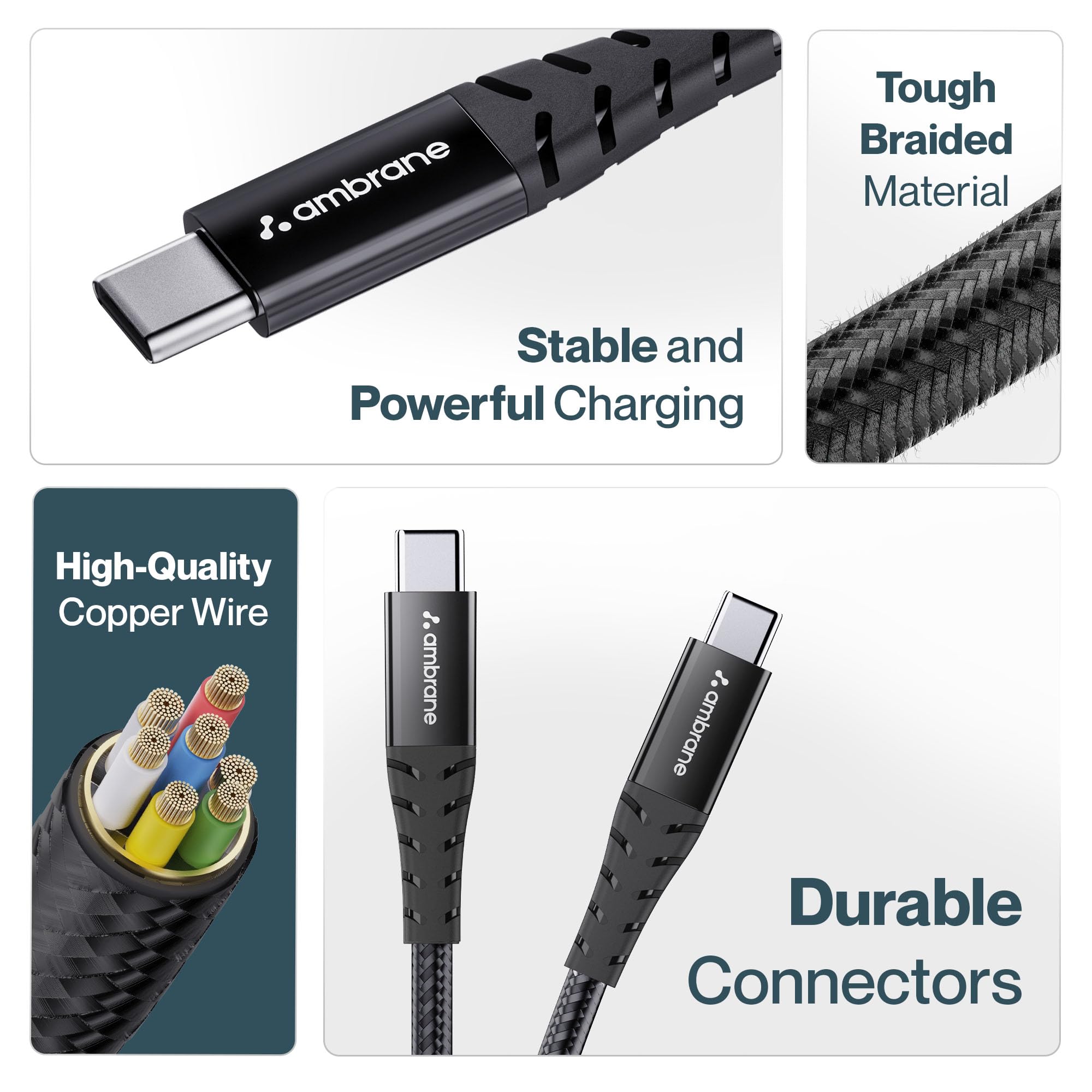 AMBRANE RCTT-10 Usb data cable Black 6