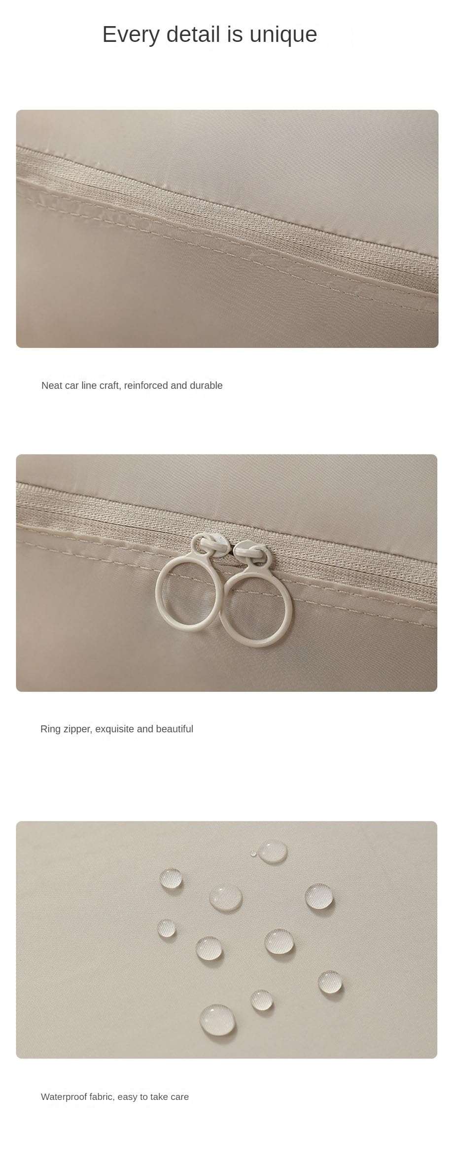 The Organizer 6-Piece Set Is Dustproof and Waterproof, With Exquisite Details Designed to Make Your Travel Experience More Convenient and Comfortable! (Gray) 6