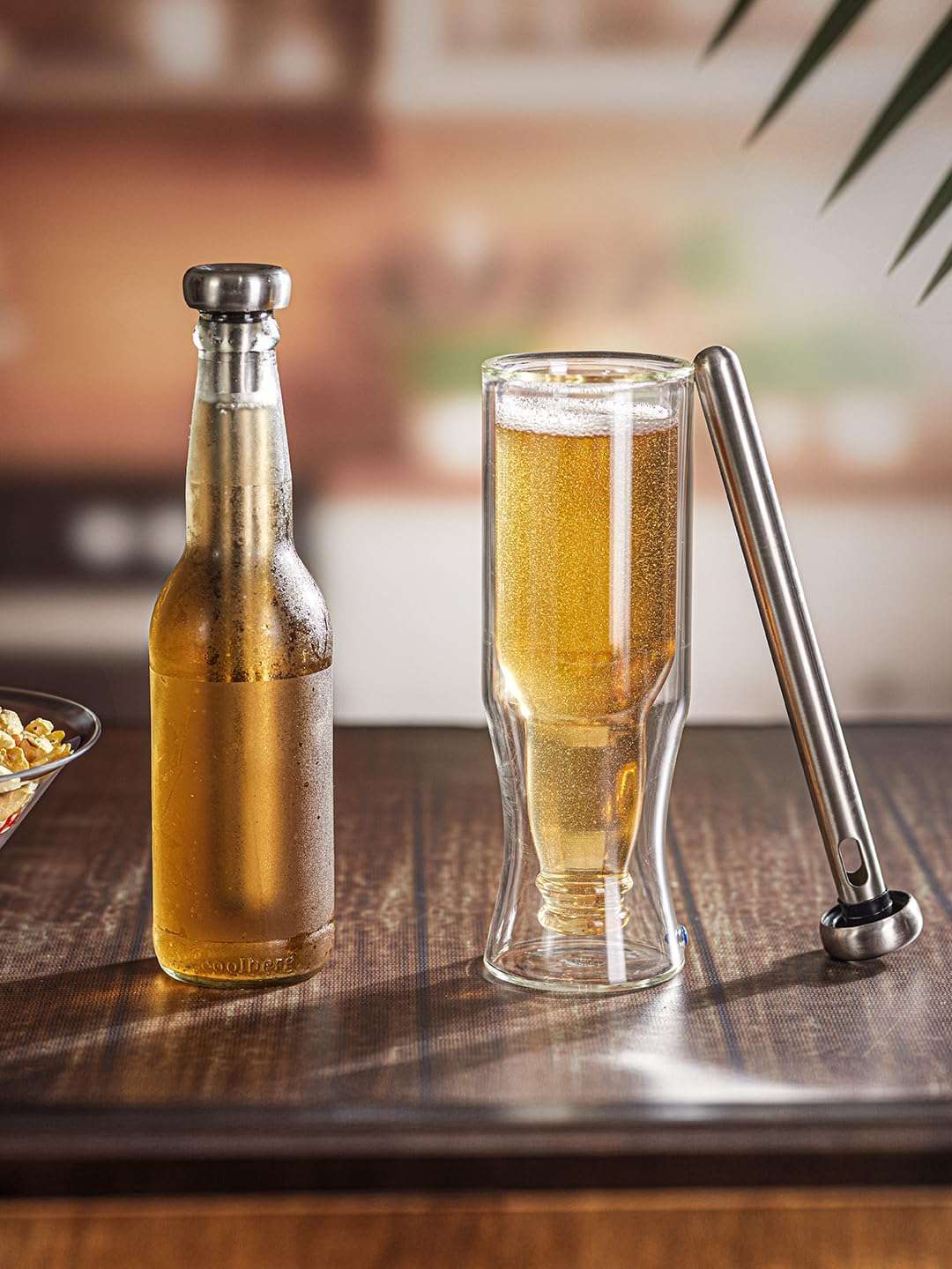 Stainless Steel Beer Cooling Chiller Sticks with Bottle Opener (2 Pcs) Reusable Freezer Safe Chilling Rods Chill Drinks Fast without diluting drink Unique Gift for Dad Father’s Day Boyfriend Christmas 6