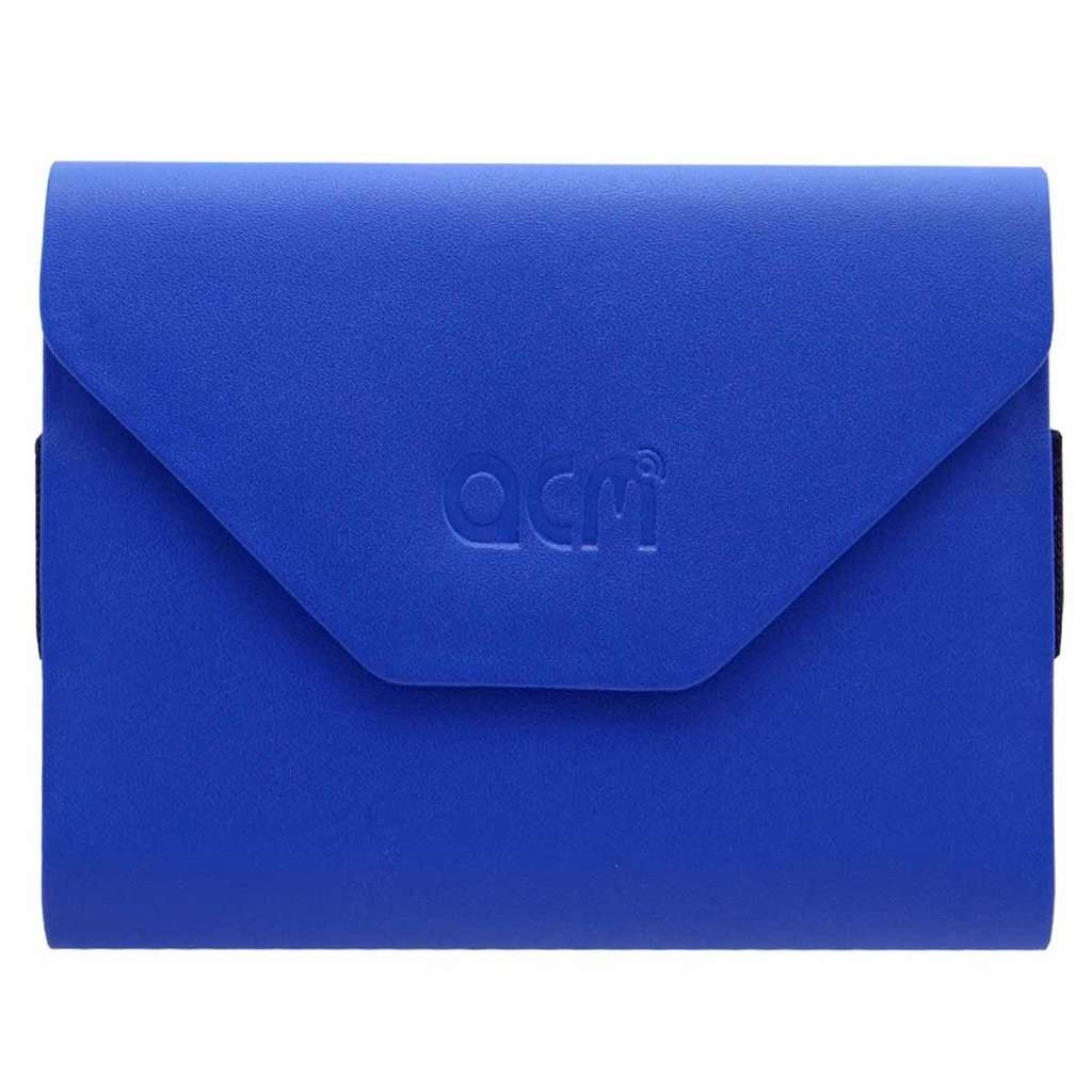 Acm Pouch Case Compatible with Iball Co-Mate Tablet Flip Flap Cover Blue 4