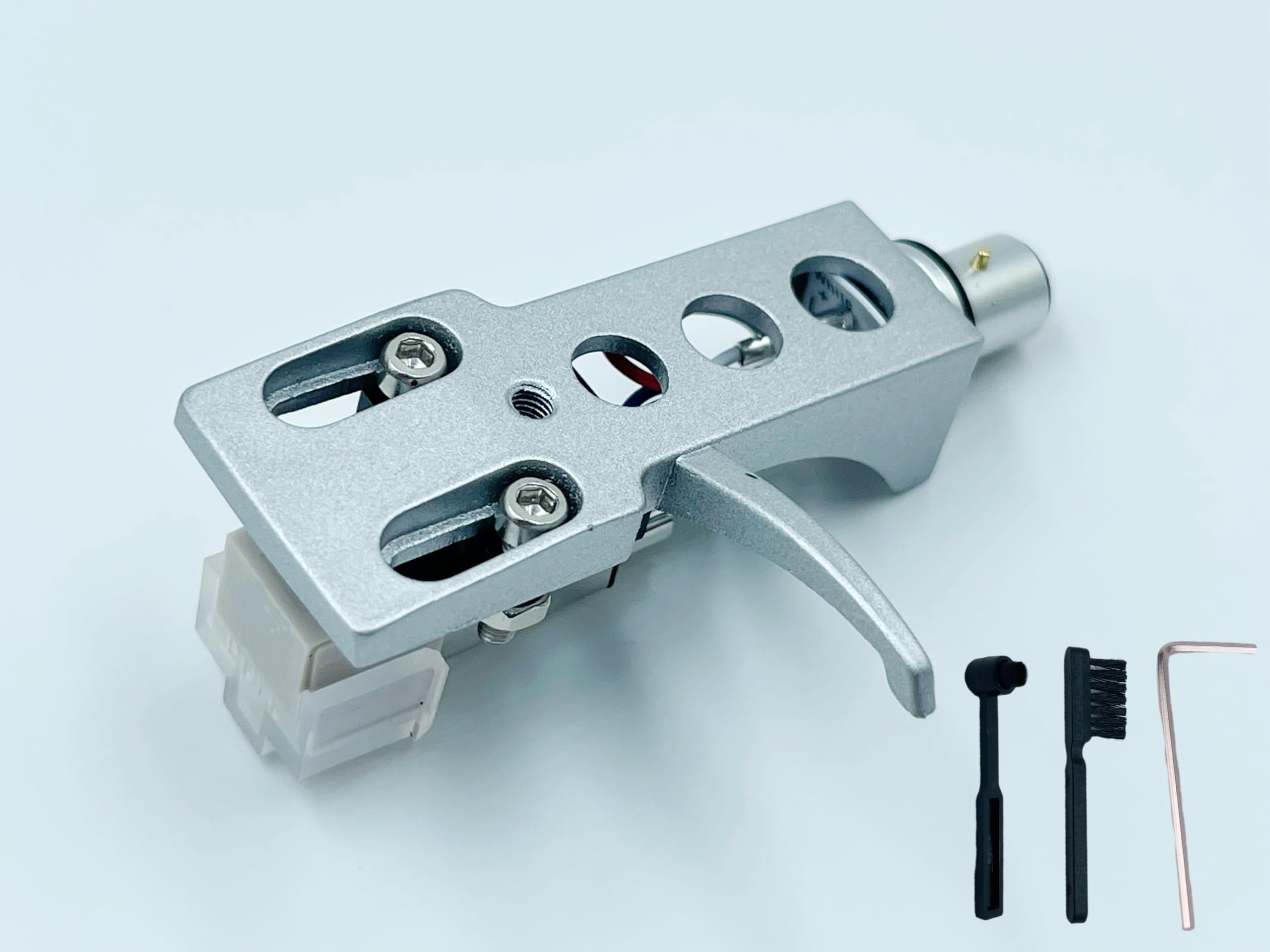 Silver Headshell with AT-3600L Cartridge and Stylus for PLX-1000、PL-518、PL-530、PL-A35、PLX-500、PL-560、PL-200、PL-200、PL-516、PL-255、PL-200X XL-A700、PL-A45D, PL-530 Turntable Cartridge. 5