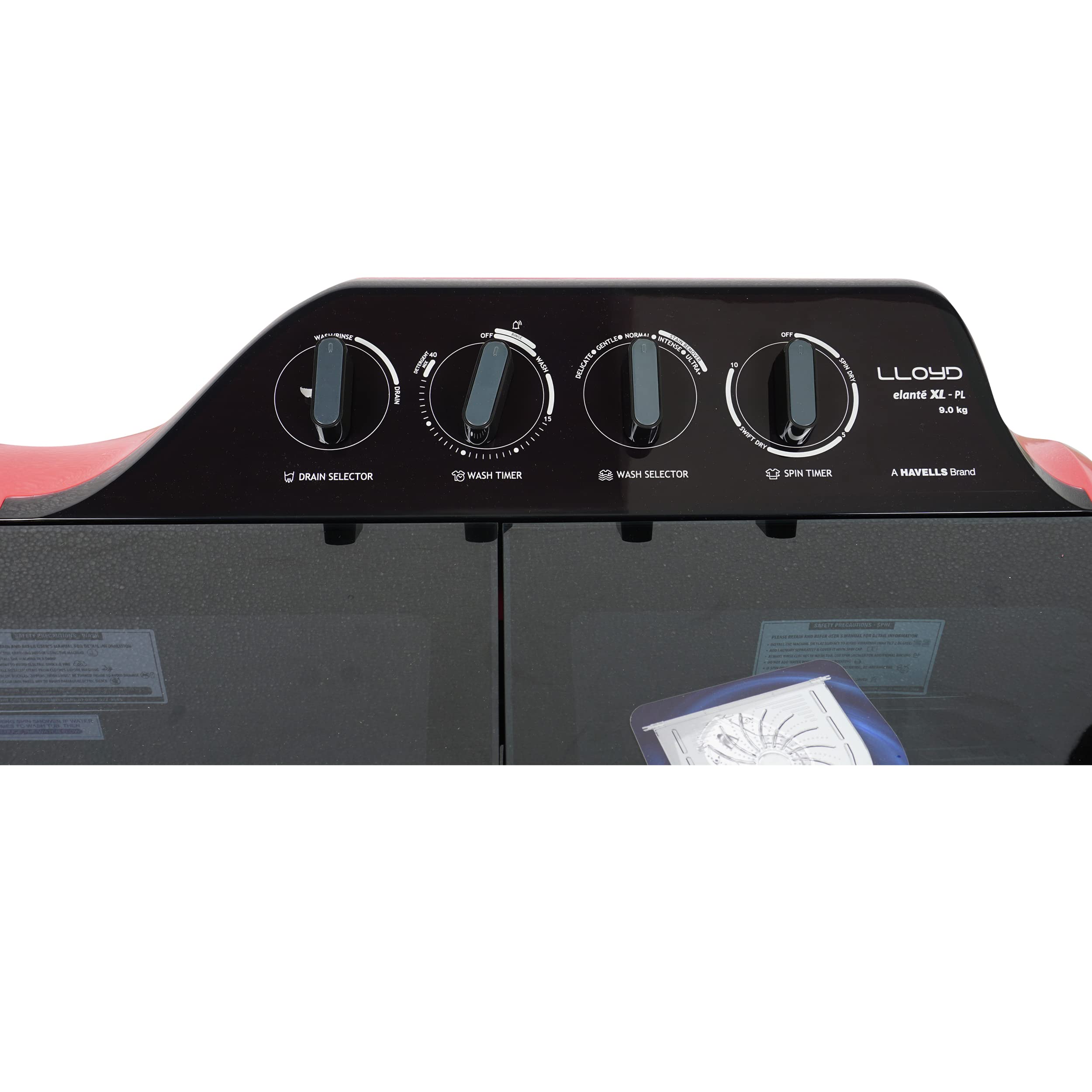 Lloyd 9 Kg 5 Star Semi-Automatic Top Loading Washing Machine (2022 Model- GLWMS90HPGEX, Pink & Grey ) 3