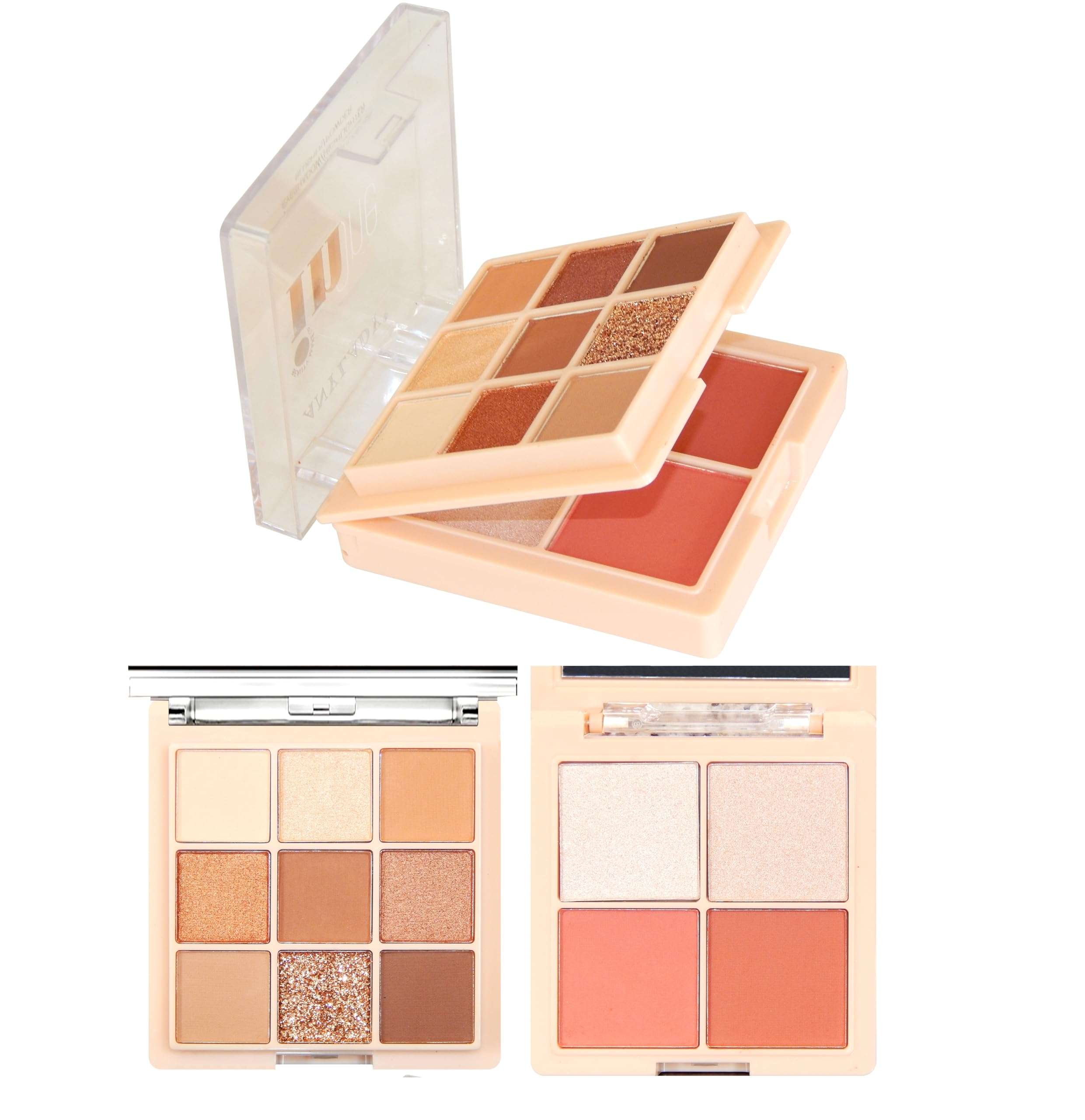 S.F.R. COLOR 9 Color Eyeshadow Palette, 2 Blush, 2 Highlighter, Multipurpose Makeup Kit, All Skin Tones, Natural Matte Finish | waterproof 3
