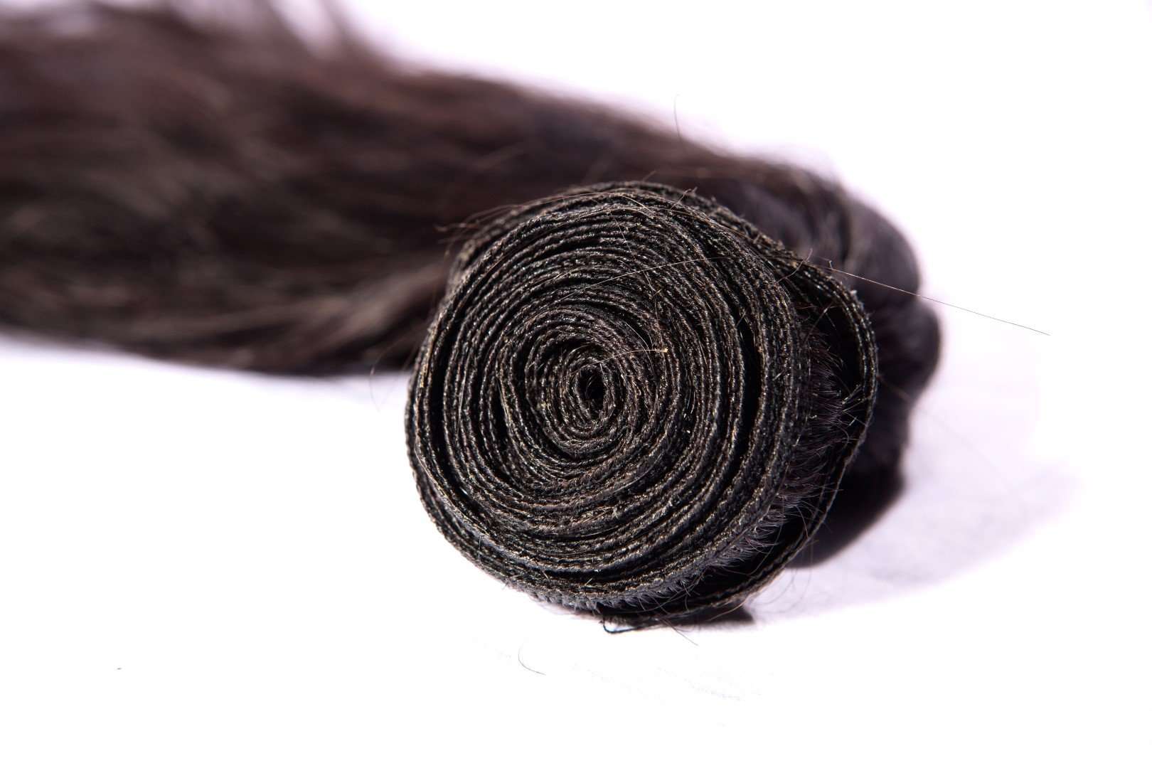 Remy Pure Natural Wavy Machine Weft - 12 Inch Hair Extension 5