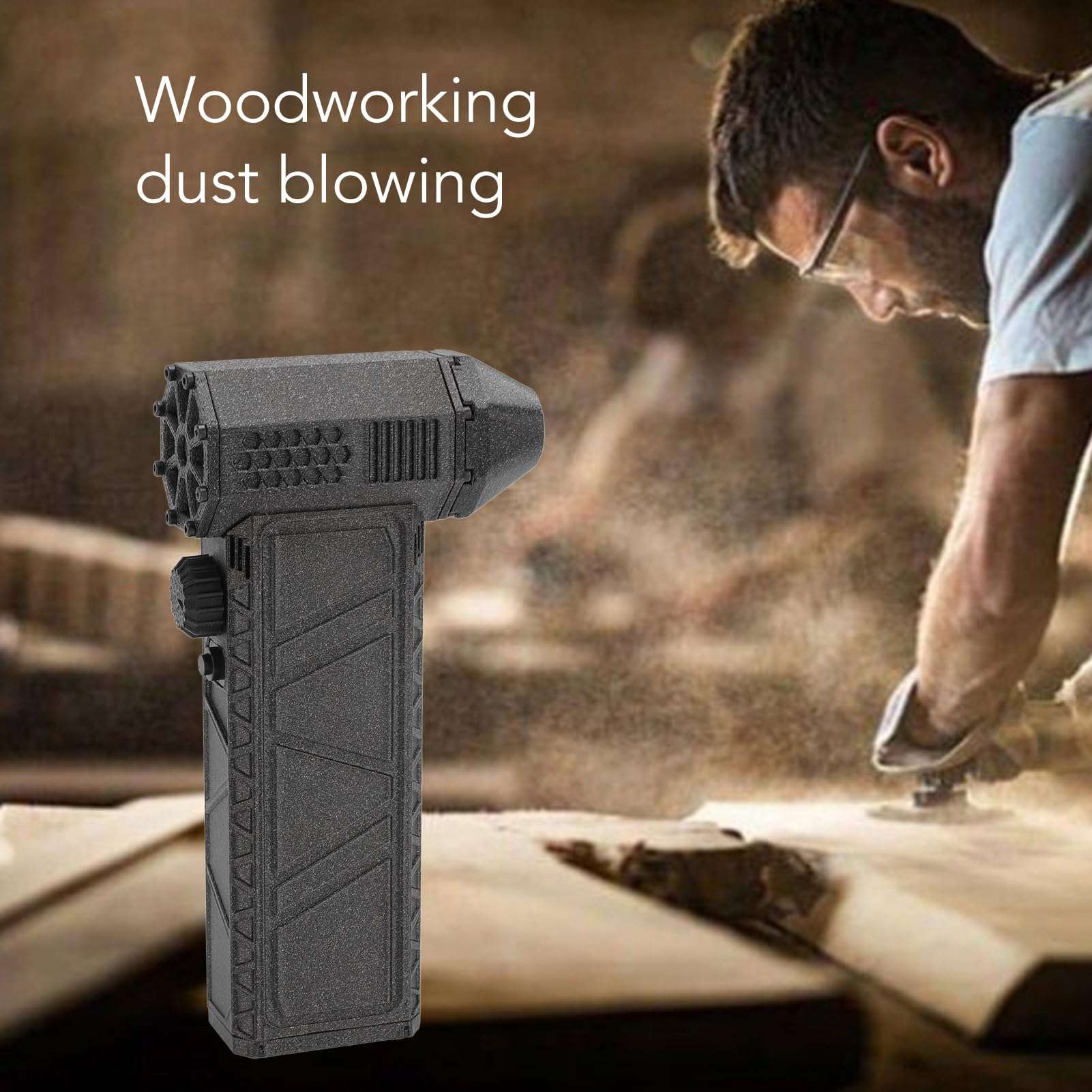 Jet Dry Blower, 200000 RPM Portable Electric Air Duster with Adjustable Speed, Rechargeable Cordless Mini Jet Blower Super Jet Fan for Computer, Keyboard, Outdoors, Car, Home 3