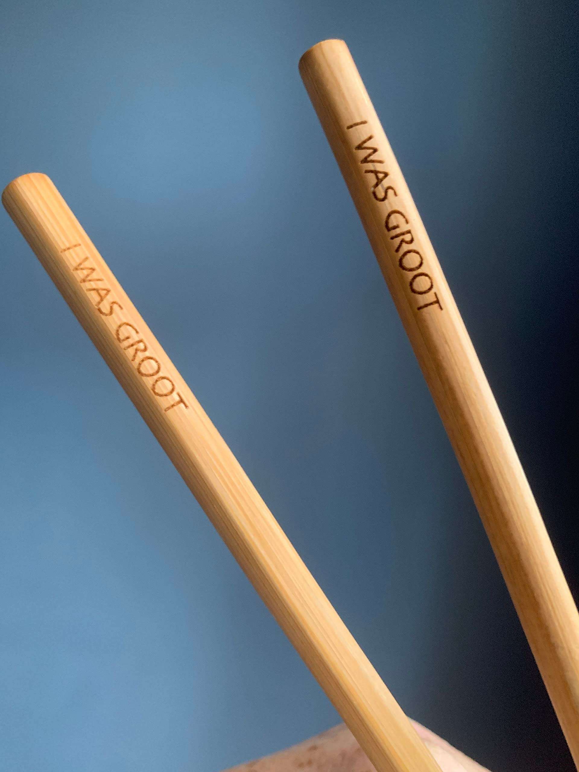 I was Groot bamboo chopsticks 2