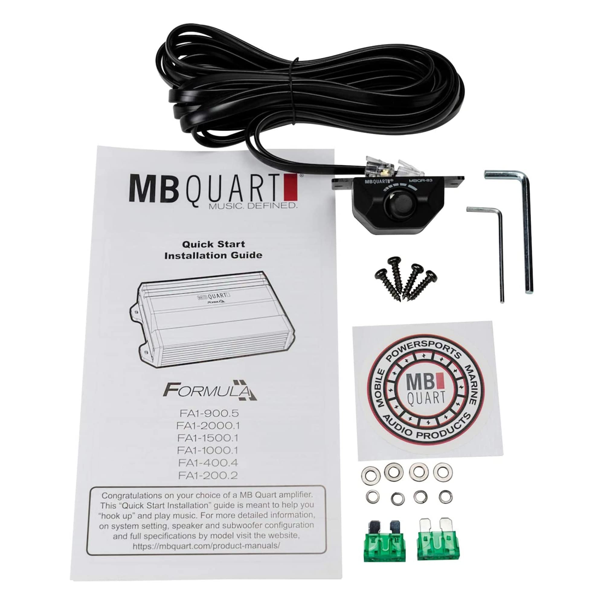 Formula Series 400-Watt 4-Channel Class AB Amp 6