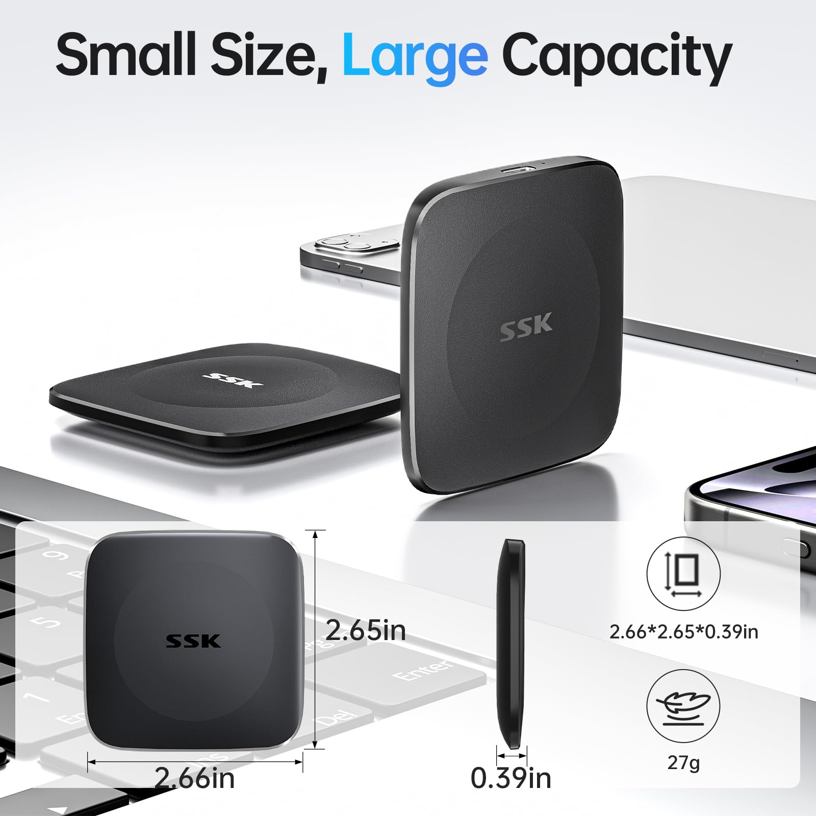 SSK USB Flash Drive and External SSD Bundle 6