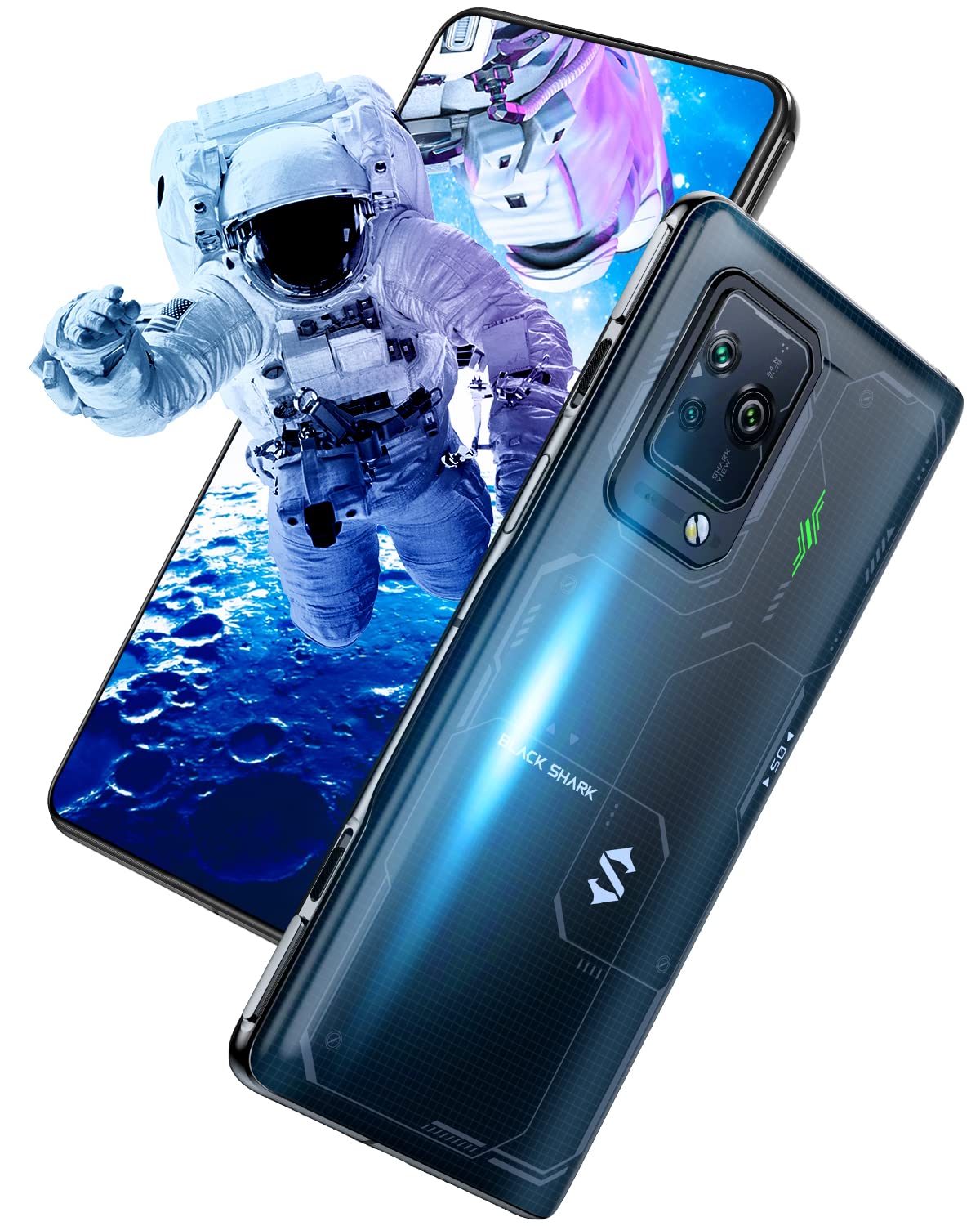 Black Shark 5 Pro Gaming Phone, 5G Factory Unlocked Android Smartphone, 8+128GB, 120W Fast Charging Snapdragon 8 Gen 1, 6.67" 144Hz E-Sports OLED Display, 4650mAh NFC Cell Phones-Steller Black 1