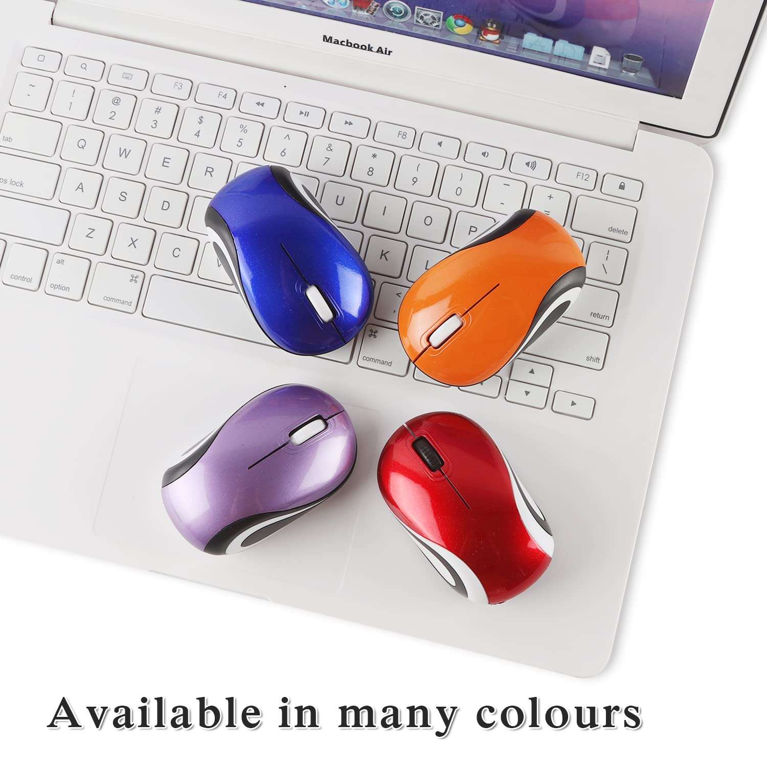 Wireless Mouse Cute Mini Computer Mouse for Laptop-Small Size Pocket Portable Compact Travel USB Optical Mice 3 Buttons 1000 DPI Cordless Mouse for PC Computer Notebook MacBook Kids Girl Gift(Blue) 6