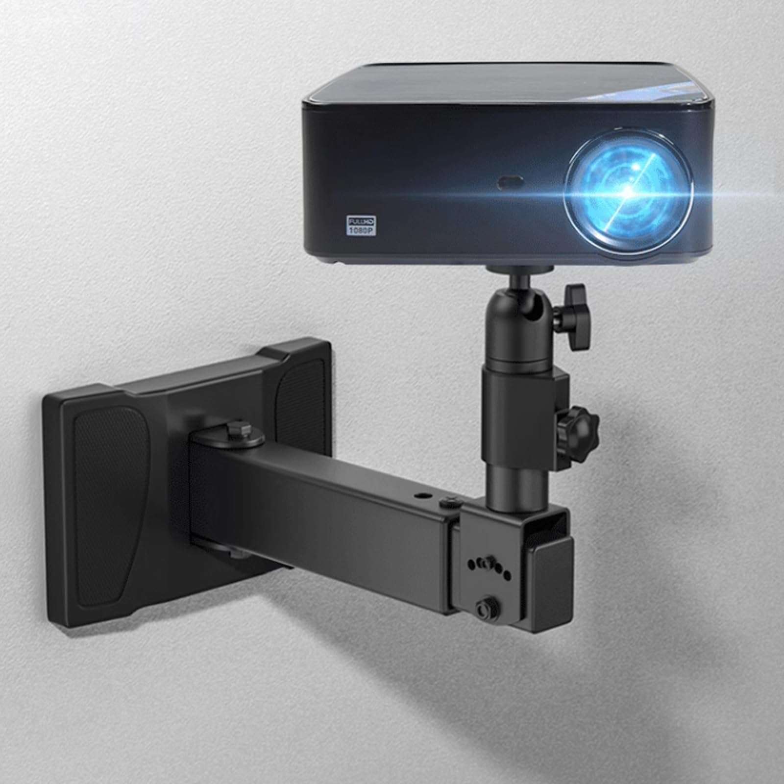 Bustards Projector Stand Projector Bracket Home Conference Training Wall Mounted Tray Telescopic Projector Universal Frame Bedside Projection Wall Mounted Wall Bracket Projector Mount for Wall(A) 5