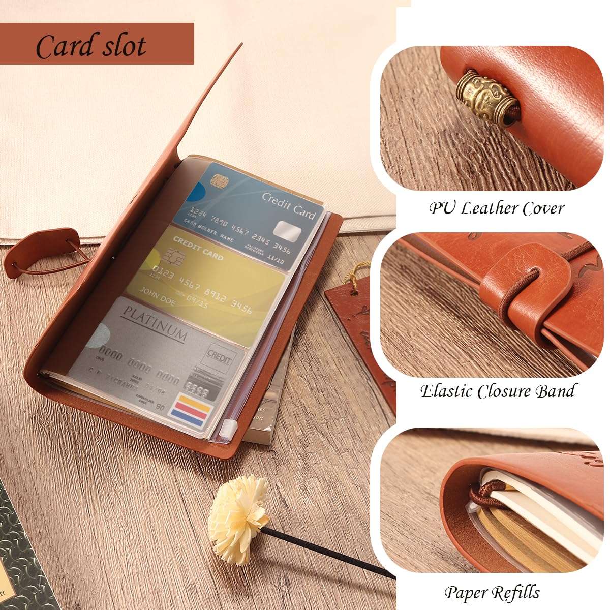 TuSuQing Leader Gift Thank You Gifts for Leader Boss Mentor Supervisor Retirement Leaving Coworker Farewell Promotion Celebration Birthday Work Office Gift Leader Definition Leather Planners 4