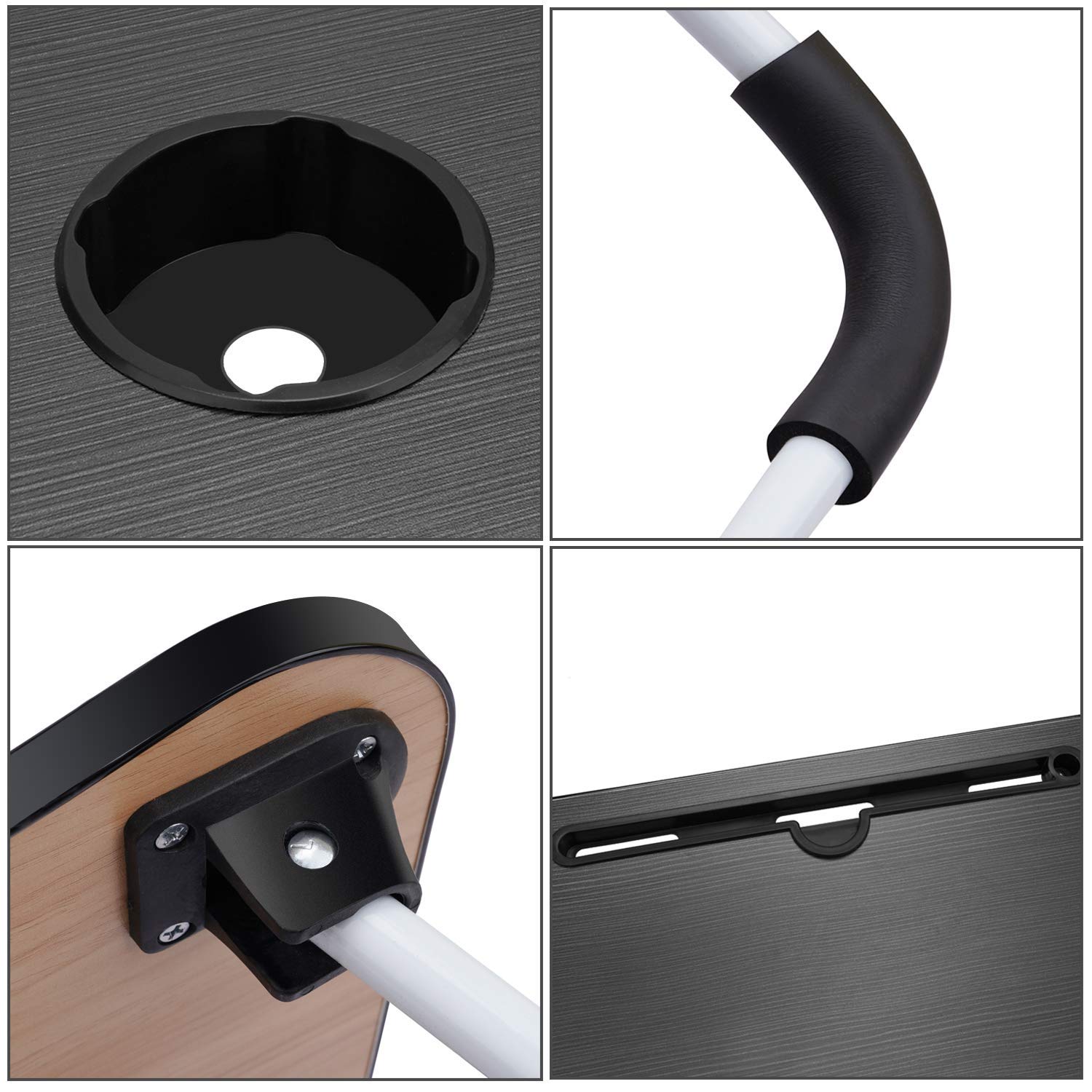 LXN Fashion LTT-0003 Multipurpose Laptop Table with Dock Stand & Non-Slip Legs Foldable and Portable Lapdesk for Study & Bed (Random Colour) 6