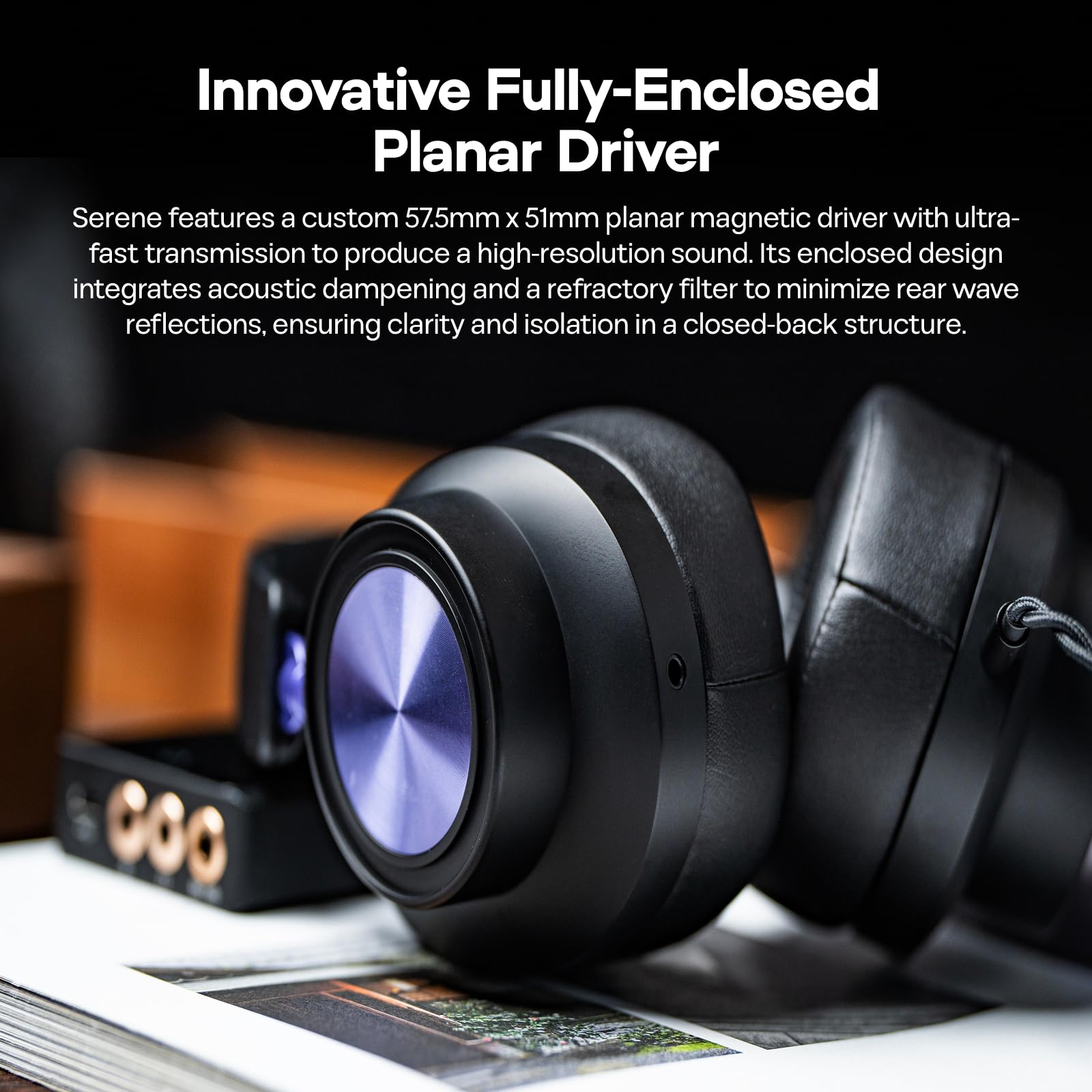 Linsoul Kiwi Ears x Z Reviews: Serene Planar Magnetic Driver Over-Ear Gaming Headphones Kiwi Ears Allegro Mini Portable IEM DAC, in Ear Monitor Amplifier 4