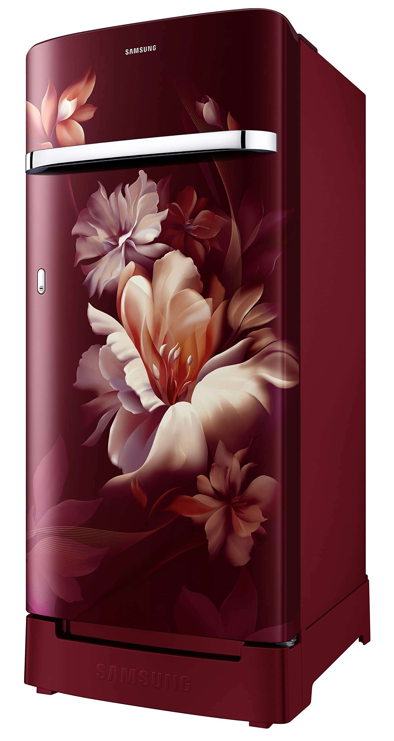 Samsung 198L 5 Star Direct Cool Single Door Digital Inverter Refrigerator (RR21B2H2WRZ/HL, Midnight Blossom Red, 2022 Model) 2