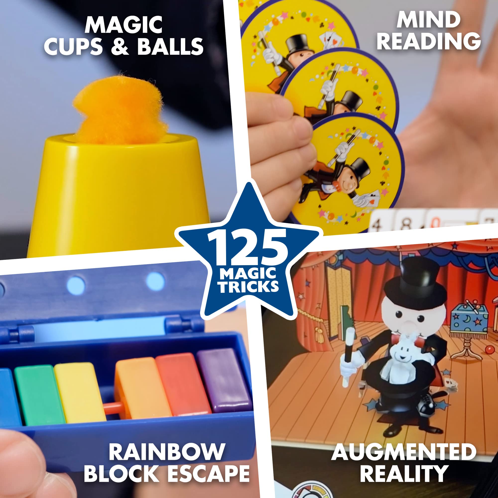 Marvin's Magic - 125 Amazing Magic Tricks for Children - Kids Full Set - Kit for Kids Including Wand, Card Tricks + Much More - Suitable for Age 6+ 4