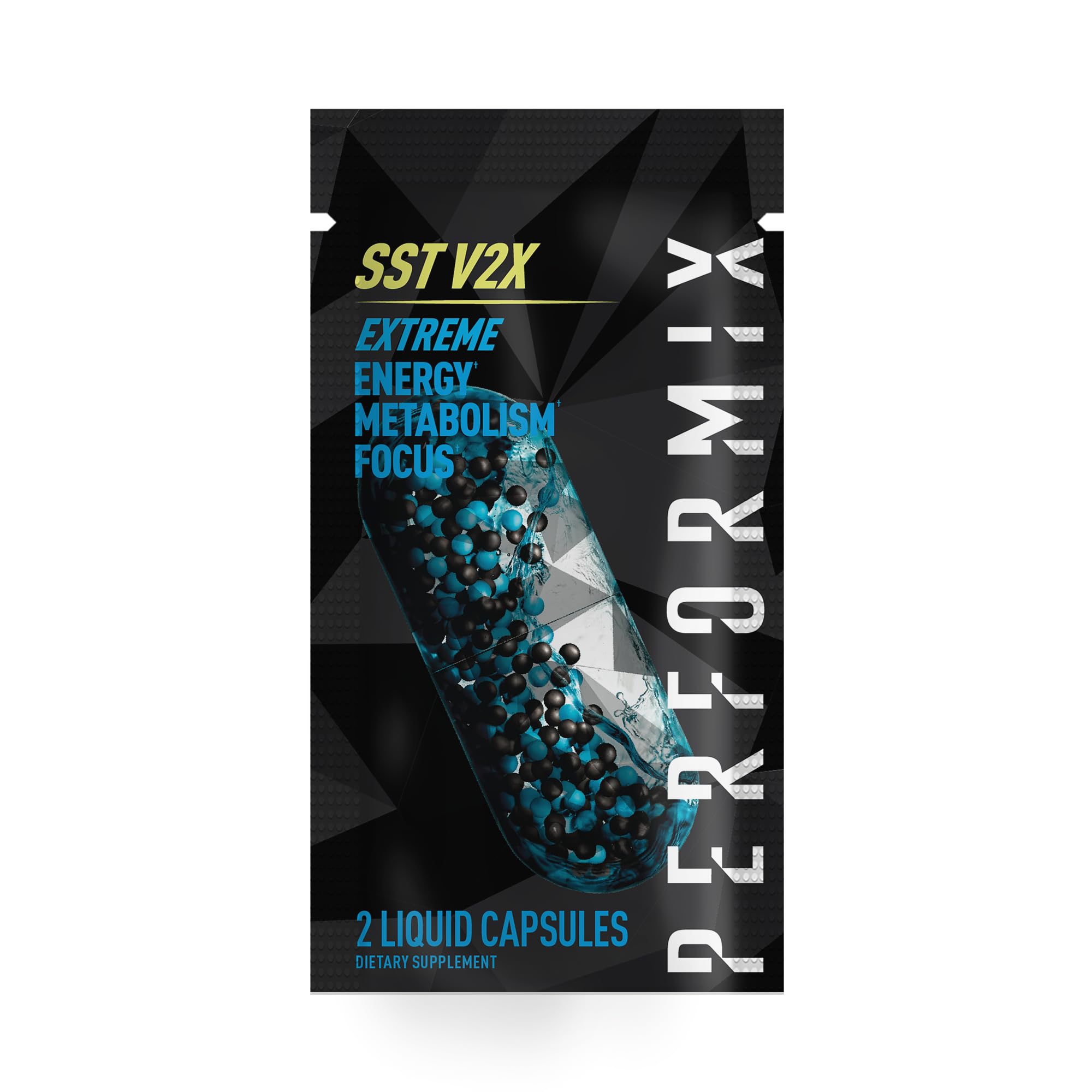 PERFORMIX - SST V2X - Pre Workout - 300 mg Caffeine - Energy Supplements - No Crash - Thermogenic - Nootropic - Timed-Release for All Day Focus, Mood & Energy Boost - Men & Women - 120 Capsules 1