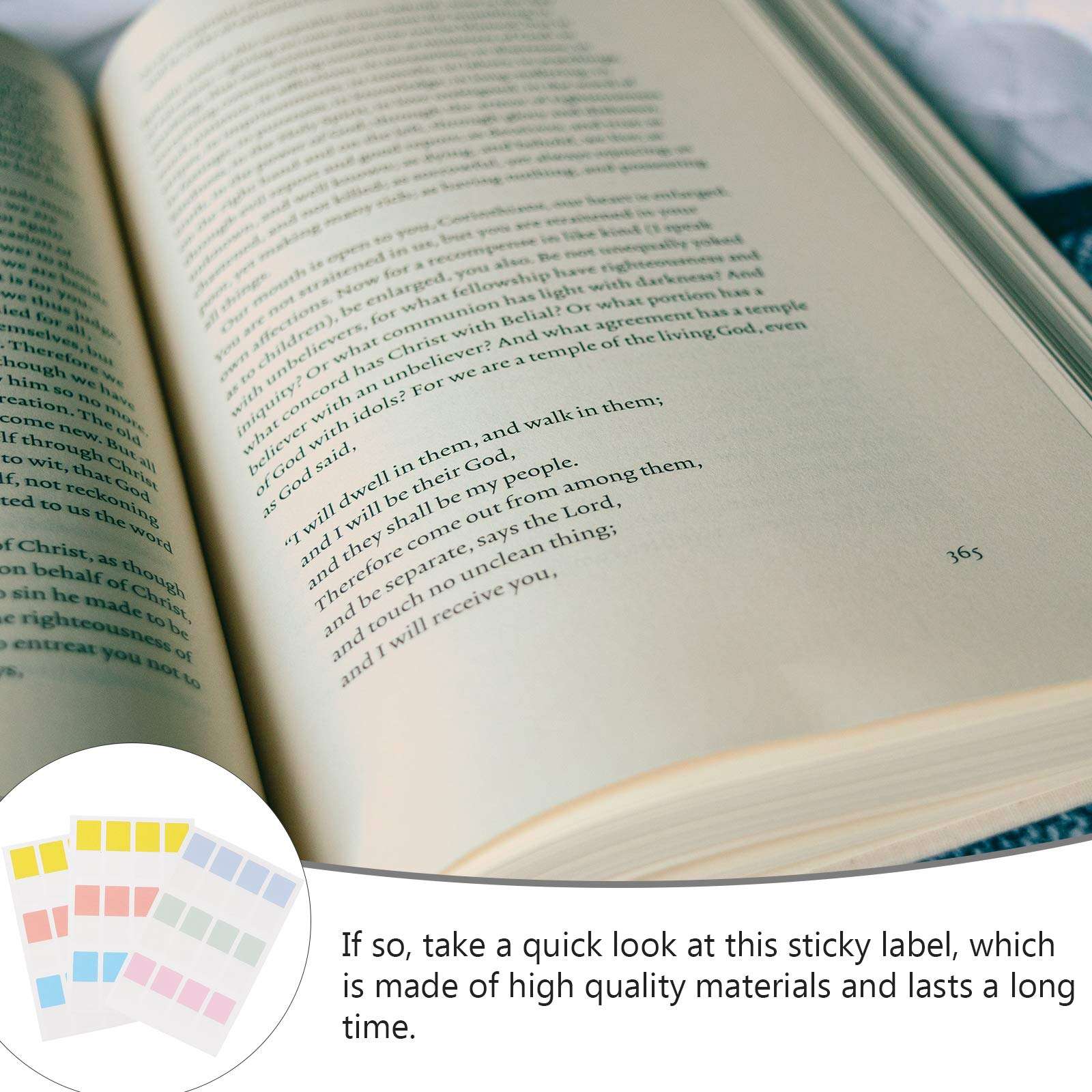 3 Sets Colorful Memo Sticker Fluorescent Film Memo Sticker Students Sticky Tabs 6