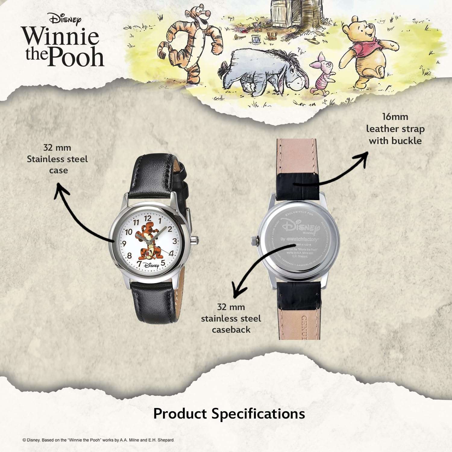 Disney Tween Stainless Steel Analog Quartz Watch 3