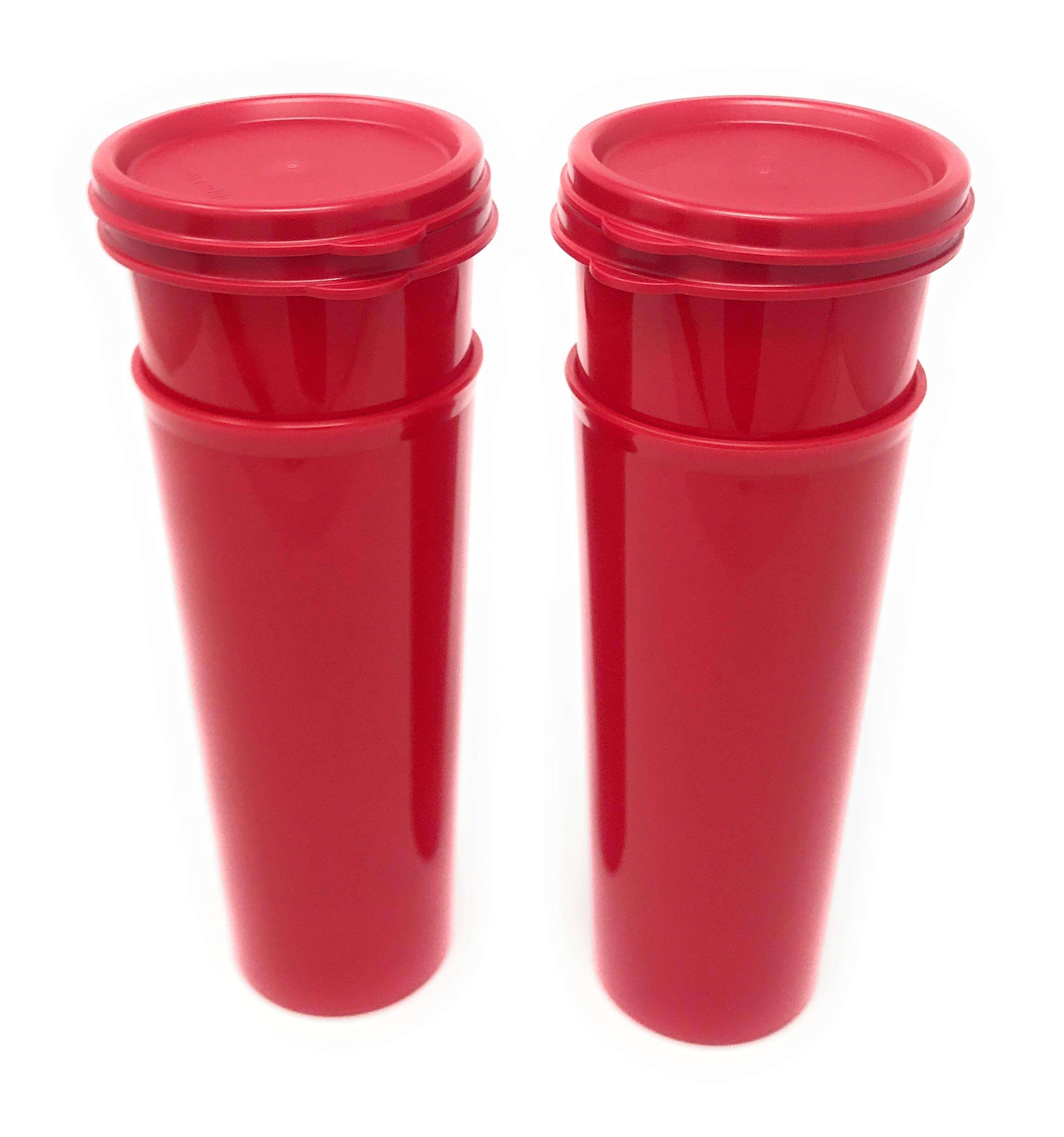 Tupperware Red 16-oz Tumblers Set of 4 5